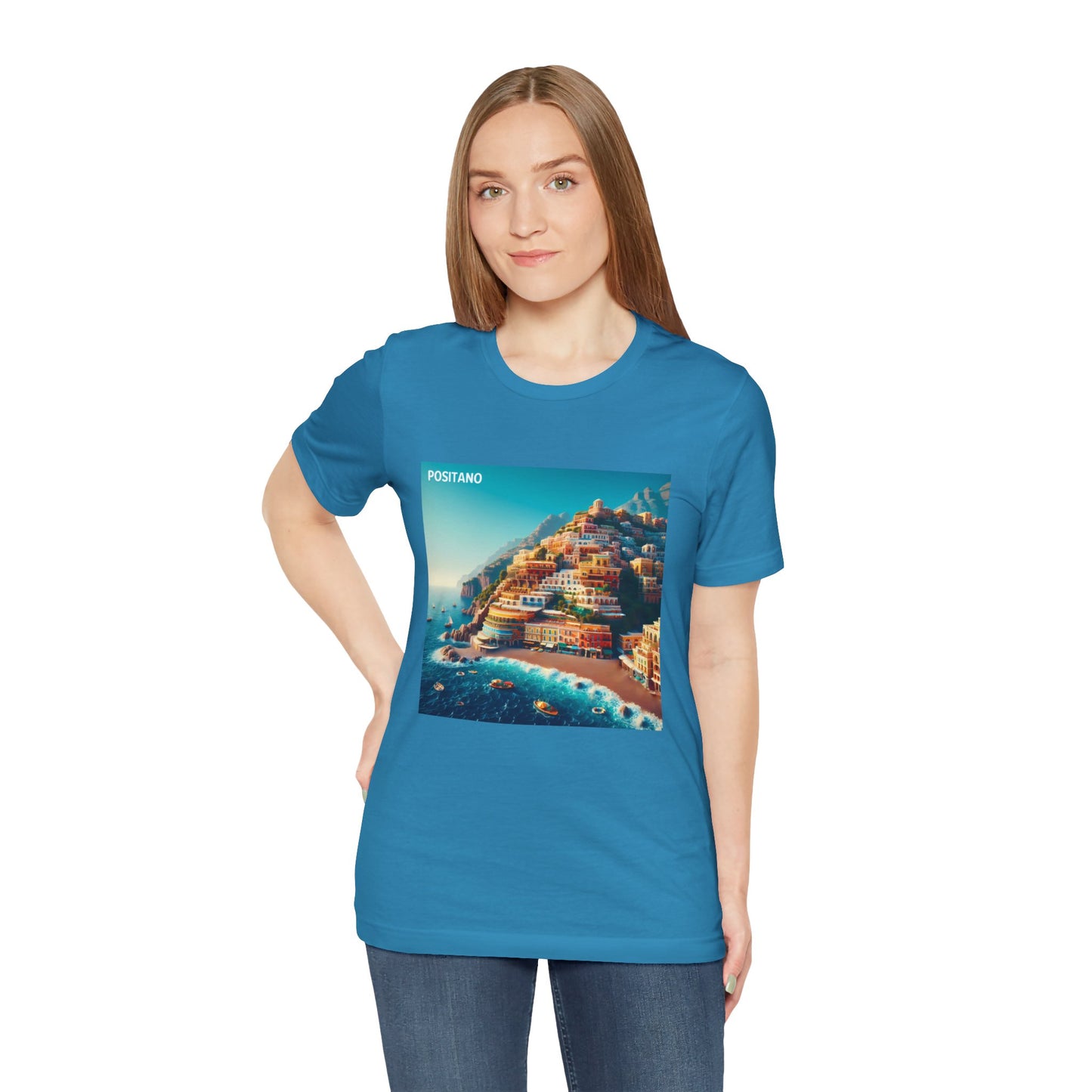 Positano Disney Pixar Style Jersey Short Sleeve Tee