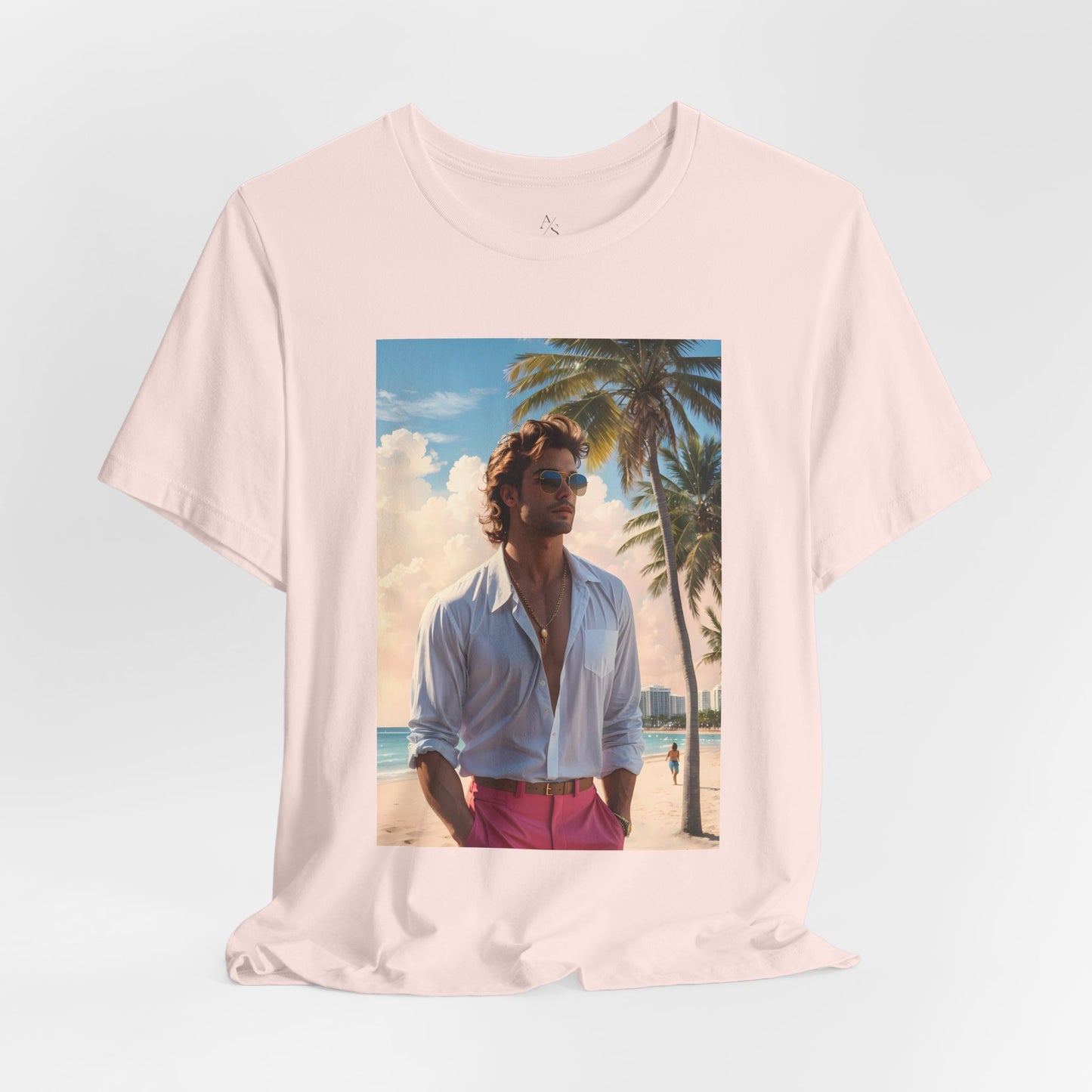 Walking On The Beach Jersey Short Sleeve Tee