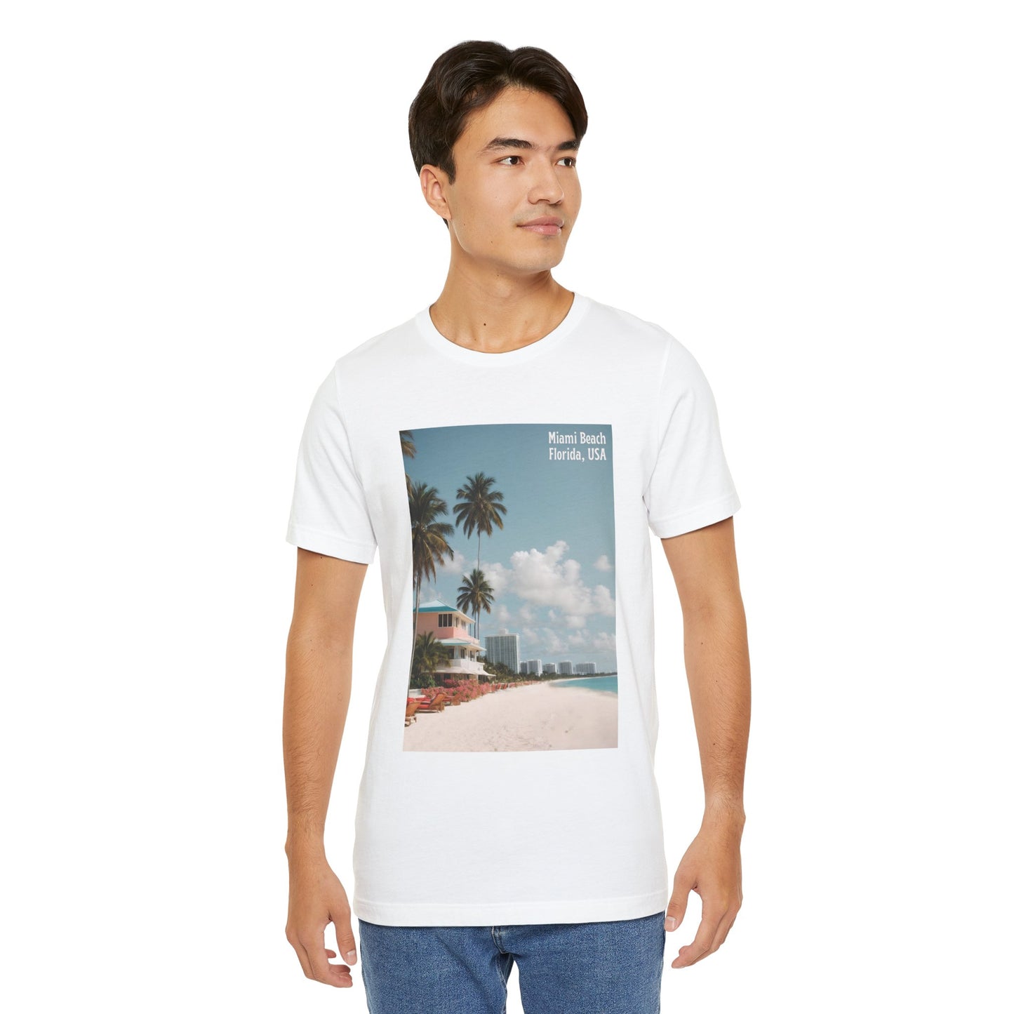 Miami Beach Jersey Short Sleeve Tee