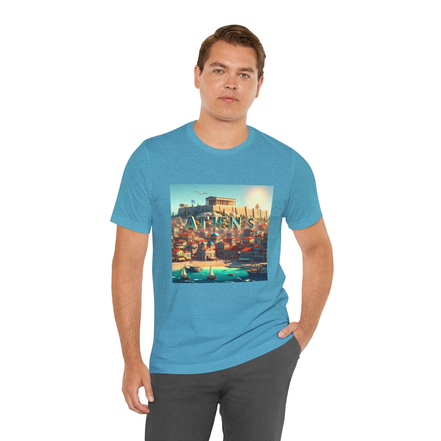 Athens Disney Pixar Style Jersey Short Sleeve Tee