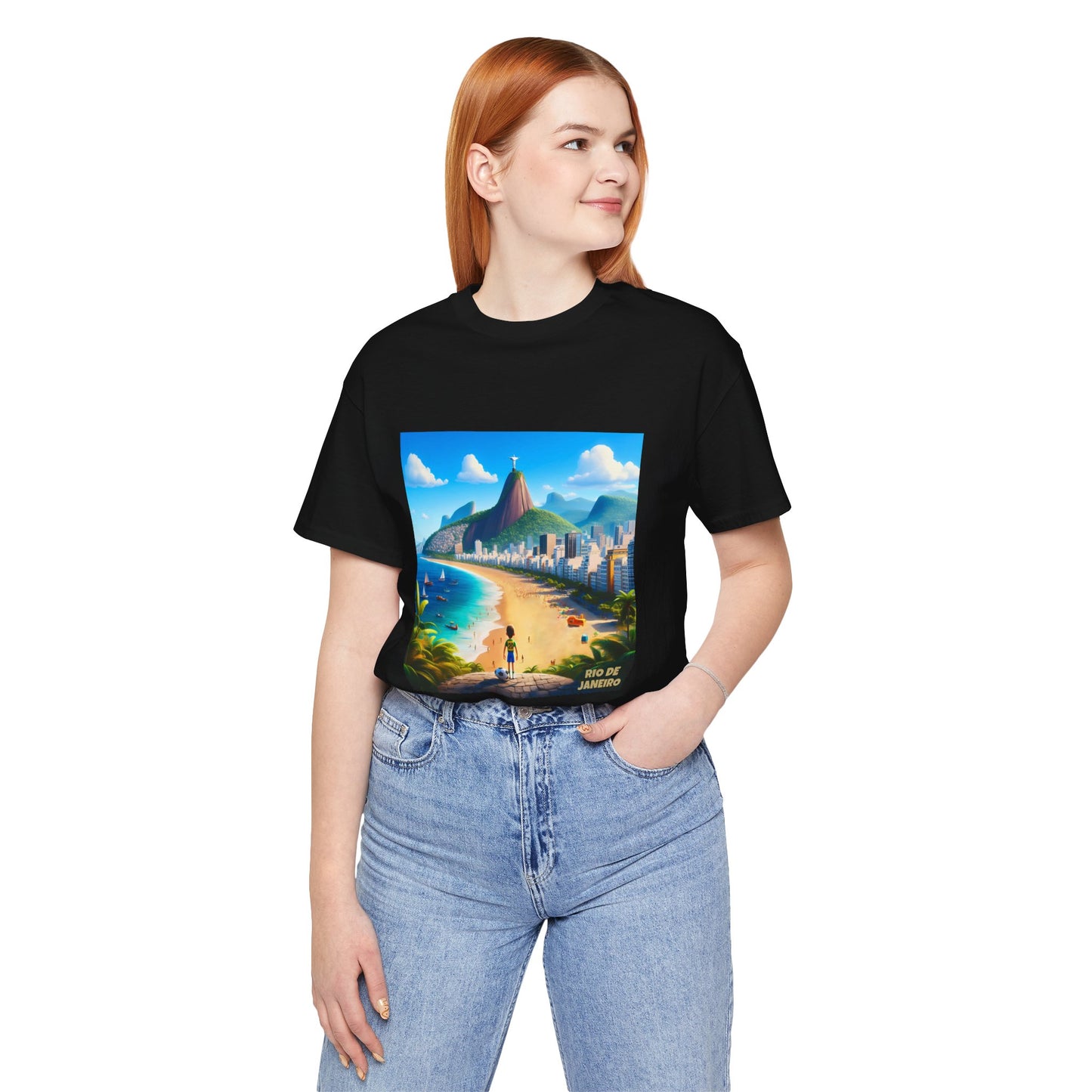 Rio De Janeiro Disney Pixar Style Jersey Short Sleeve Tee