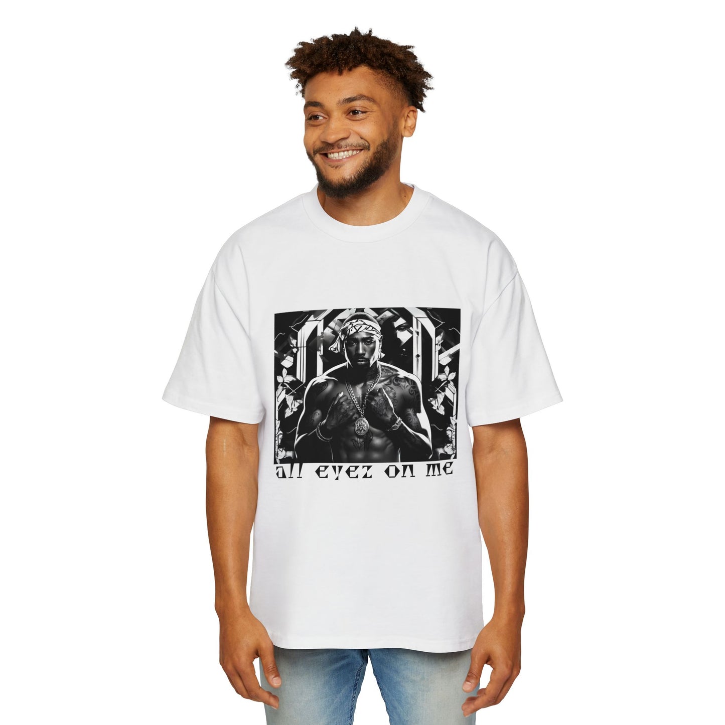 2pac Heavy Oversized Tee