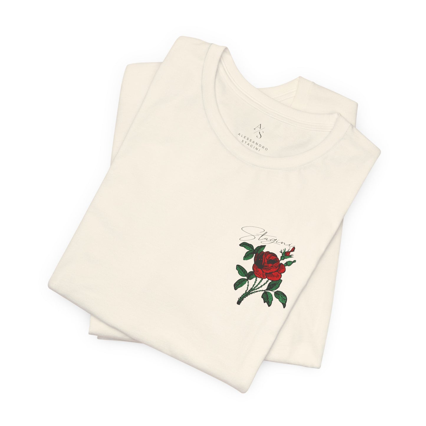 Elegant Rose Jersey Short Sleeve Tee