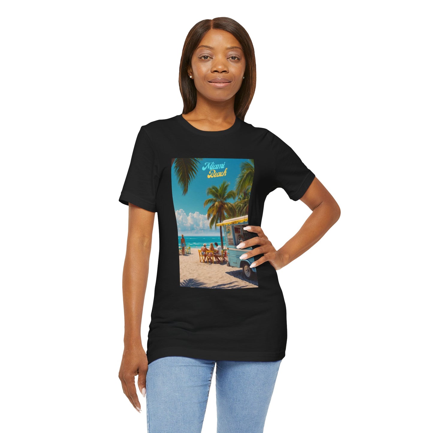 Miami Beach Retrosense Jersey Short Sleeve Tee