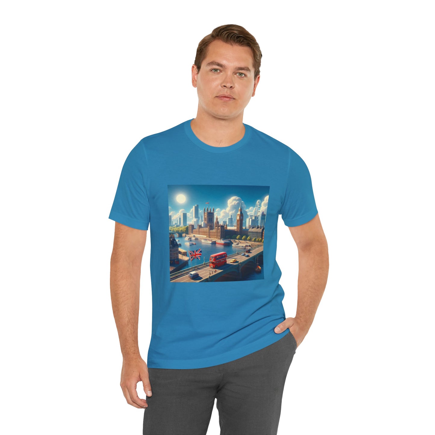 London Disney Pixar Style Jersey Short Sleeve Tee