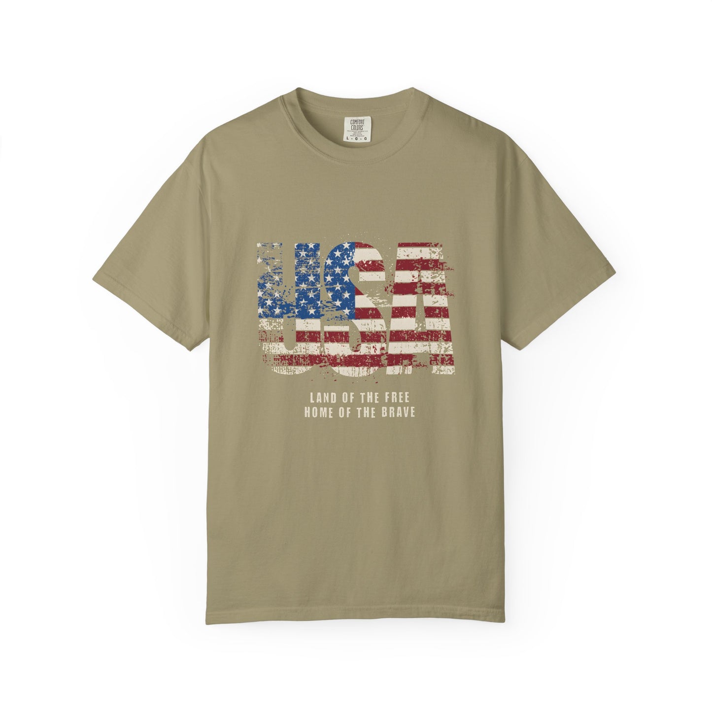 USA American Flag Graphic T-Shirt
