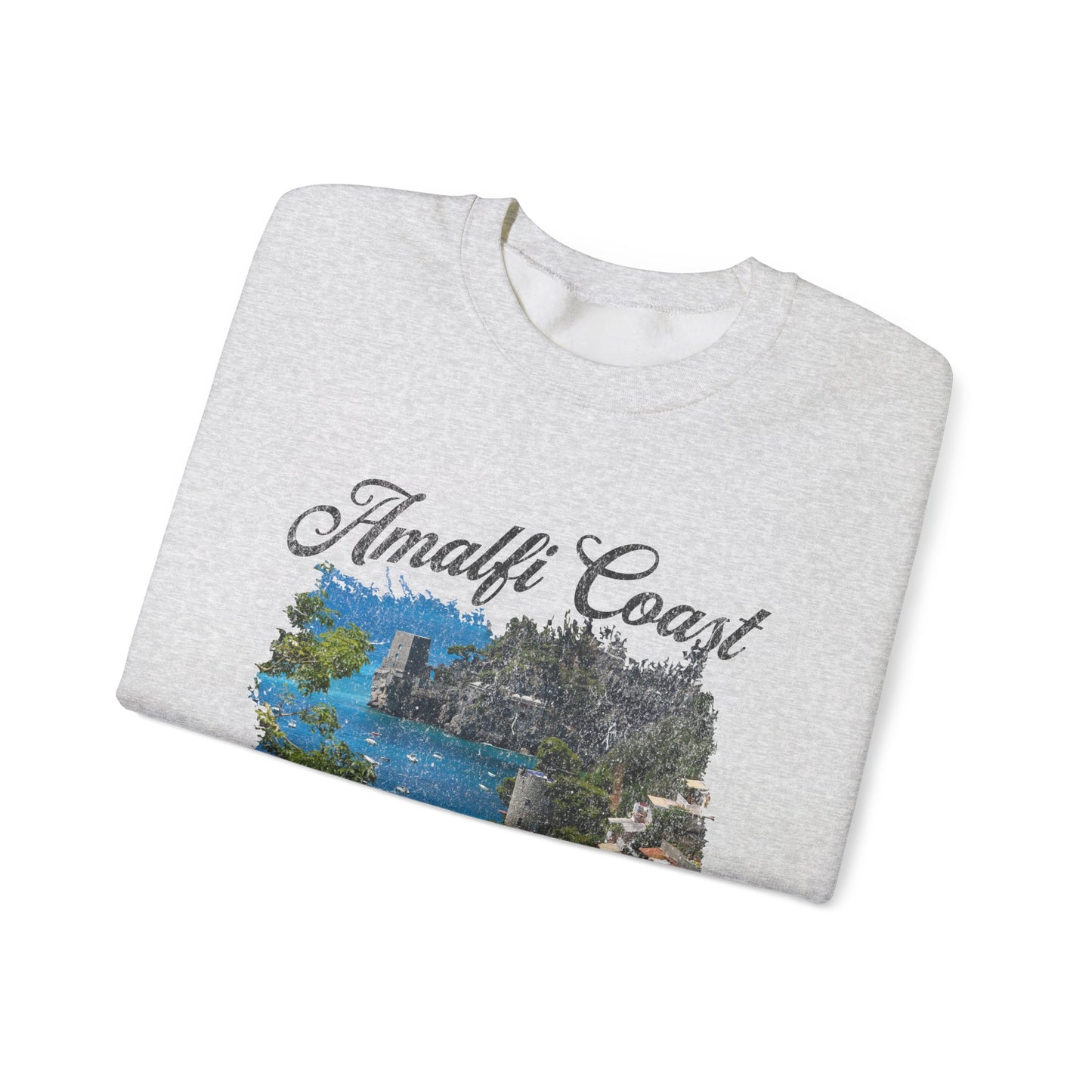 Minori Beach Amalfi Coast Graphic Sweatshirt