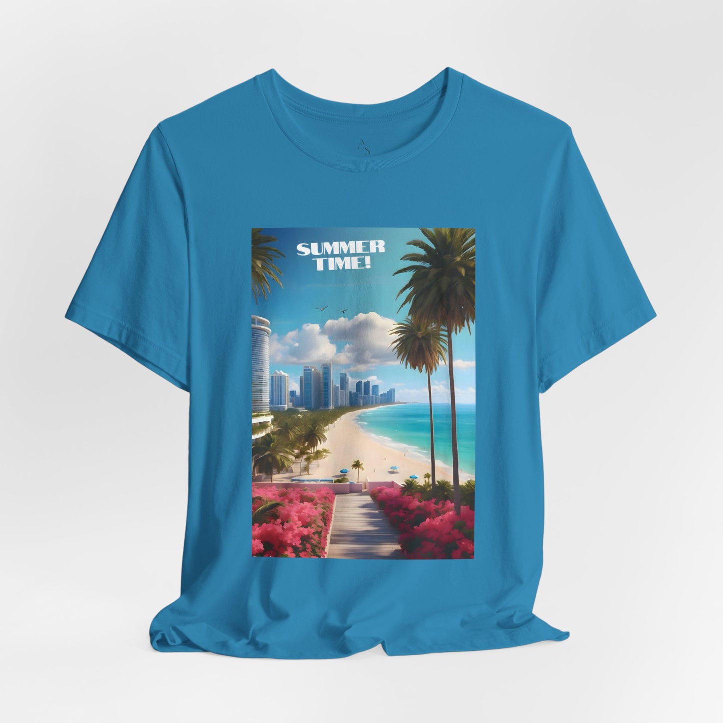 Summer Time Jersey Short Sleeve Tee