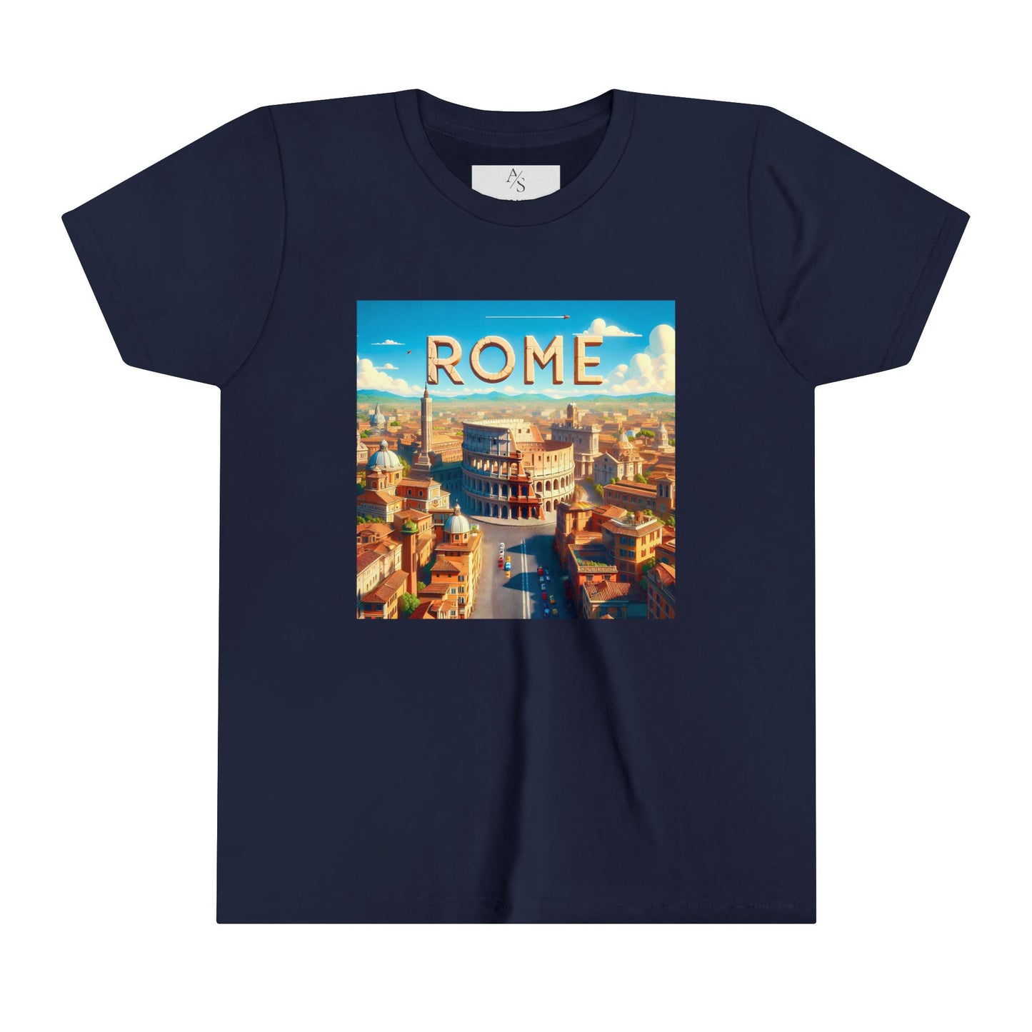 Rome Disney Pixar Style Youth Short Sleeve Tee