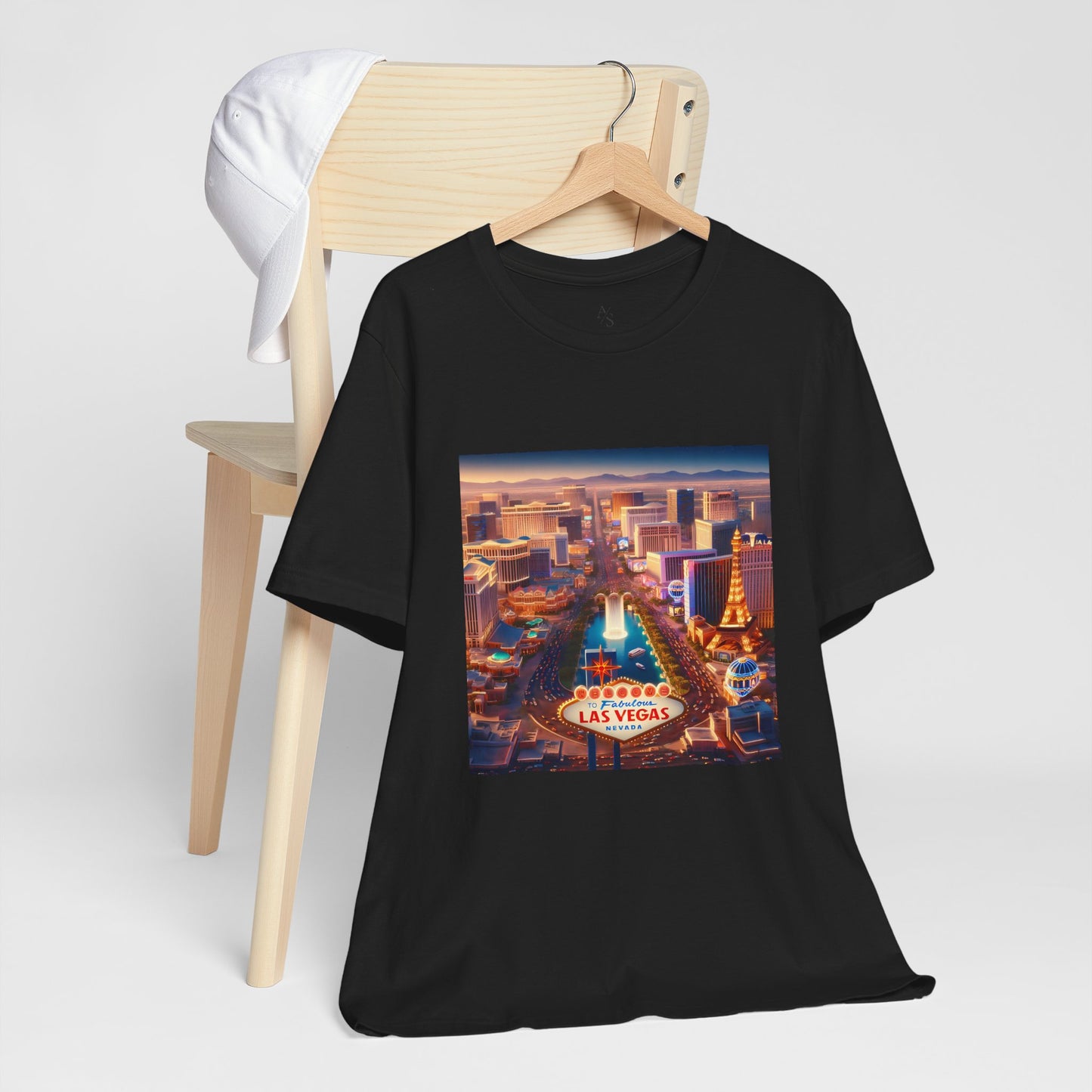 Las Vegas Sunset Disney Pixar Style Jersey Short Sleeve Tee