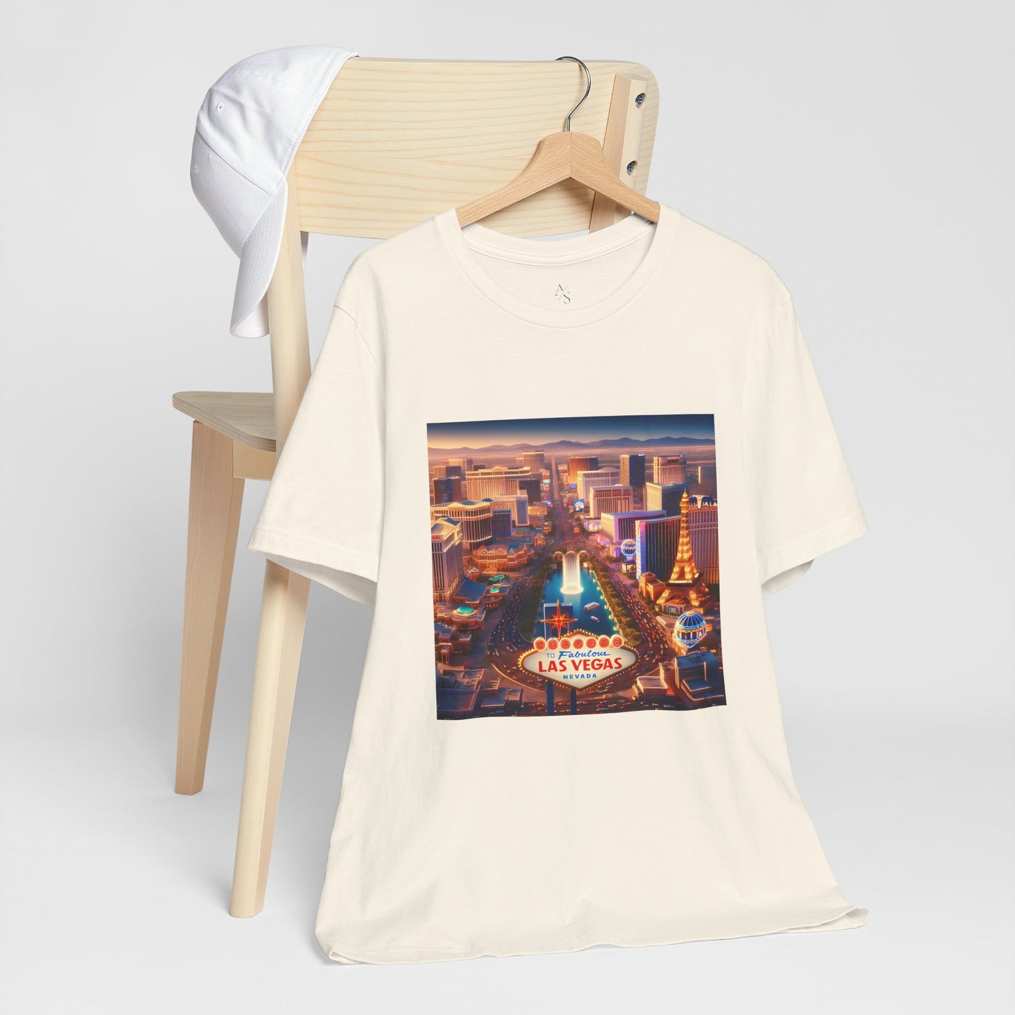 Las Vegas Sunset Disney Pixar Style Jersey Short Sleeve Tee