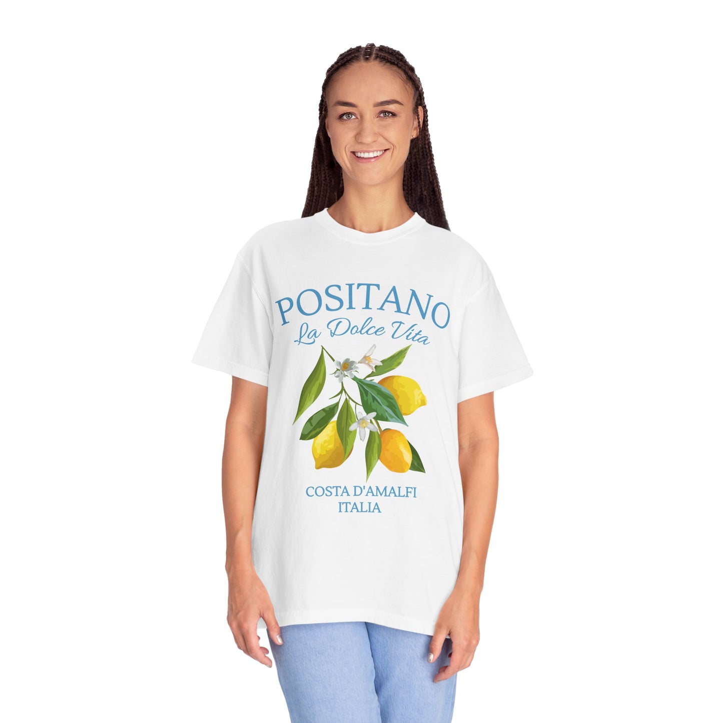 Positano Lemon La Dolce Vita Graphic T-Shirt - Italy Travel Tee