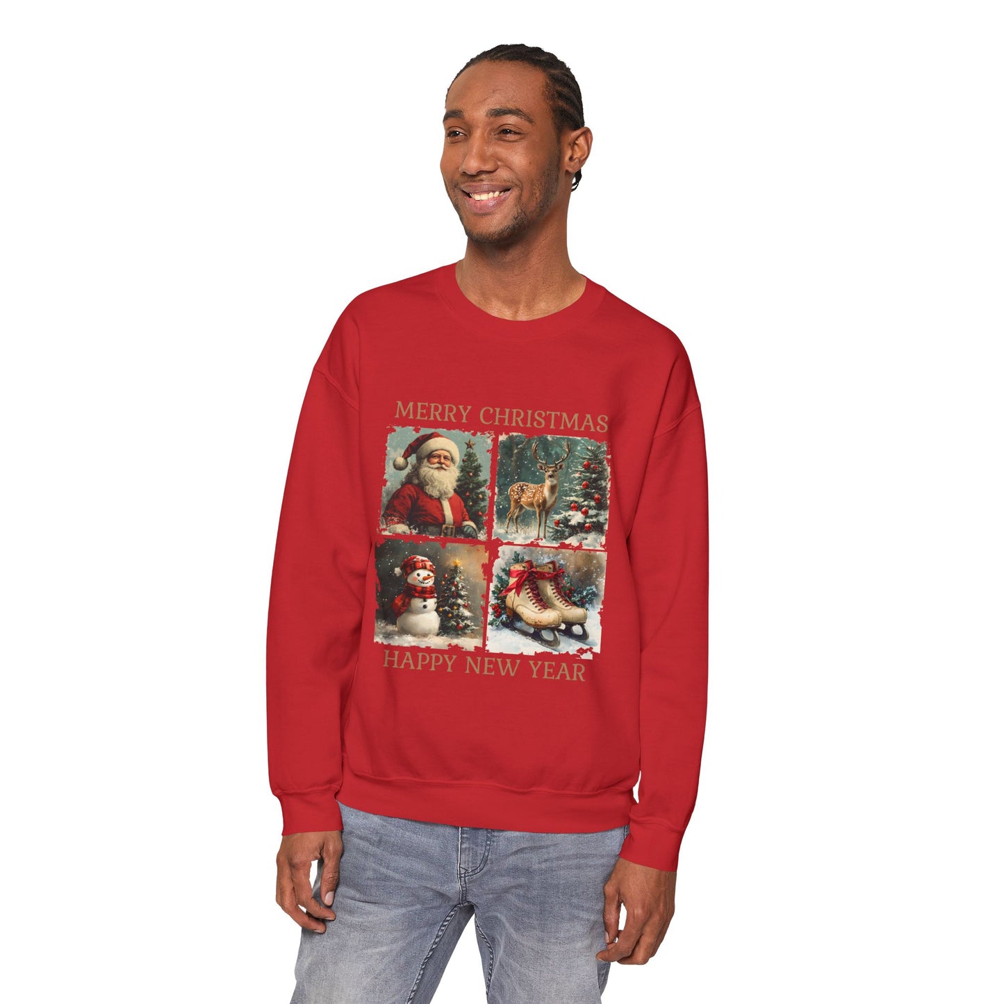 Retro Christmas Softstyle Sweatshirt