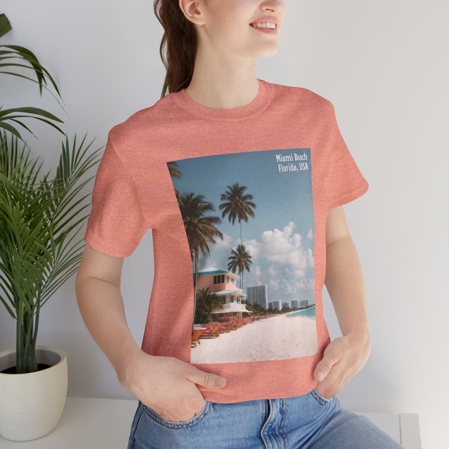 Miami Beach Jersey Short Sleeve Tee