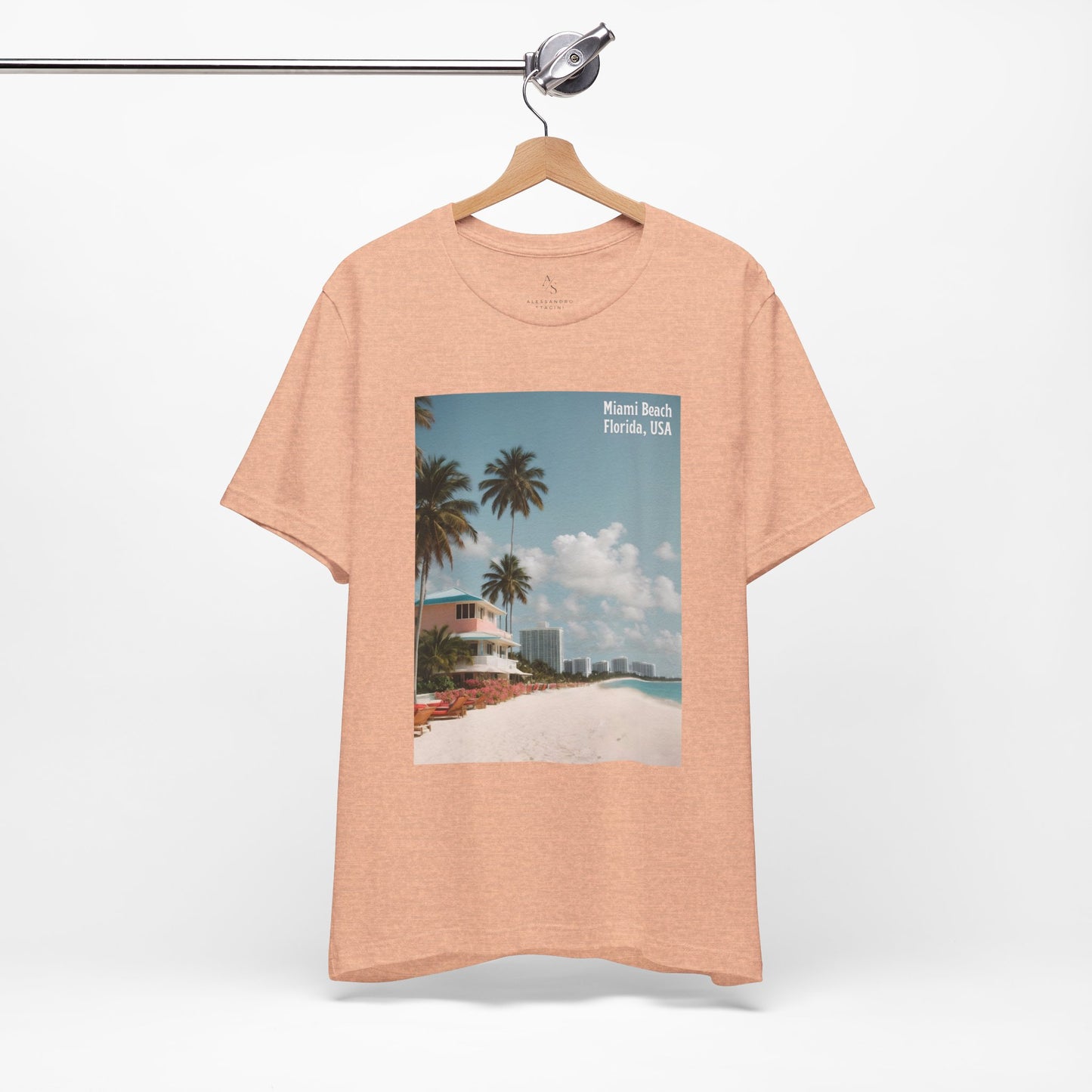 Miami Beach Jersey Short Sleeve Tee