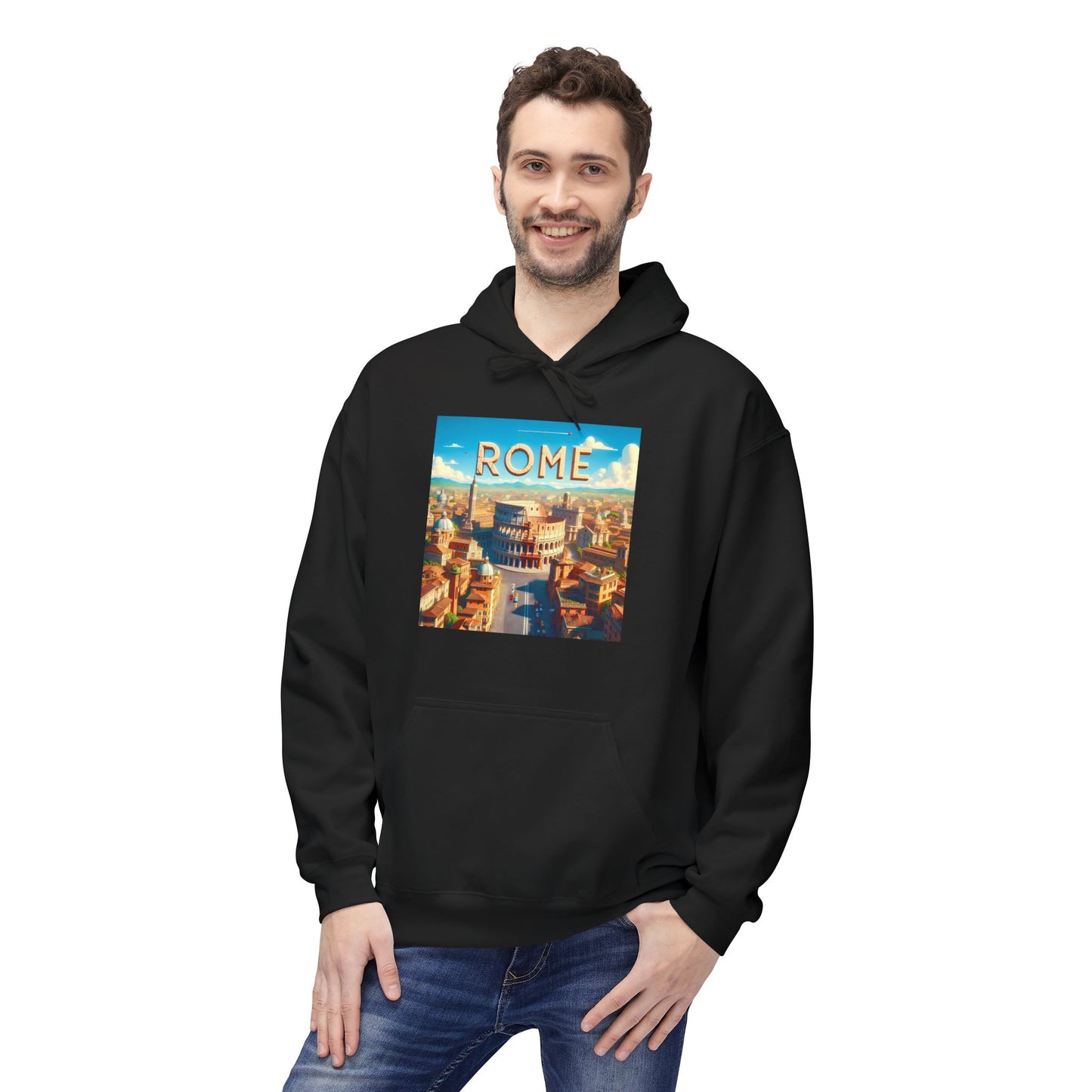 Rome Disney Pixar Style Midweight Softstyle Fleece Hoodie