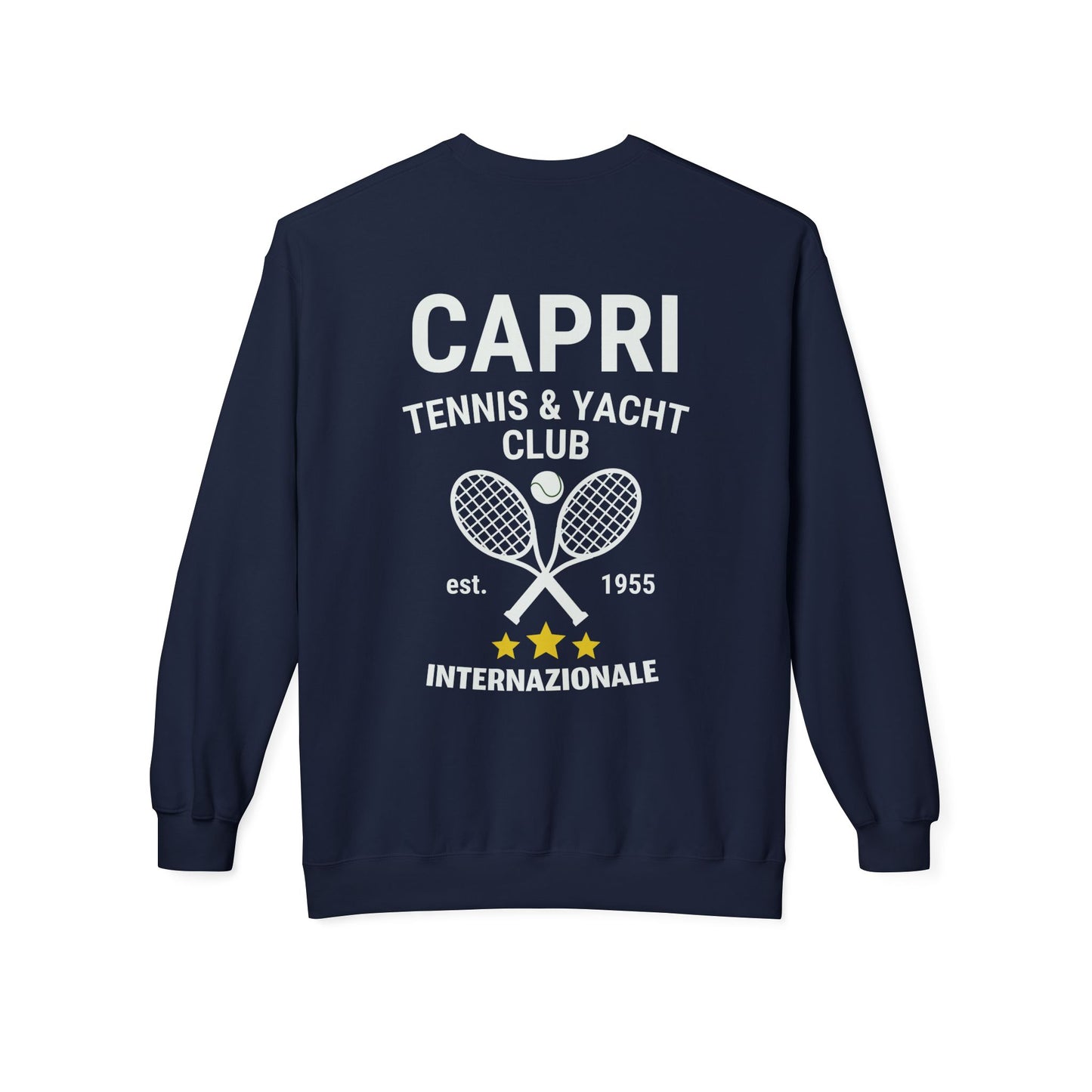 Capri Tennis & Yacht Club Vintage Graphic Sweatshirt