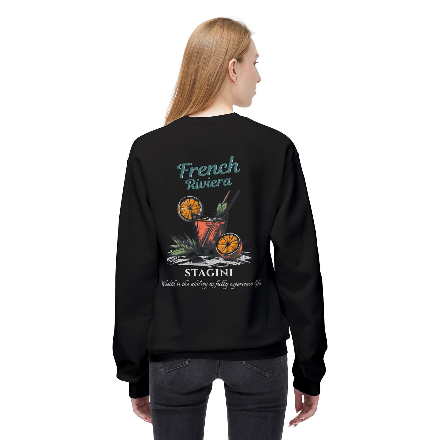 French Riviera Midweight Softstyle Fleece Crewneck Sweatshirt