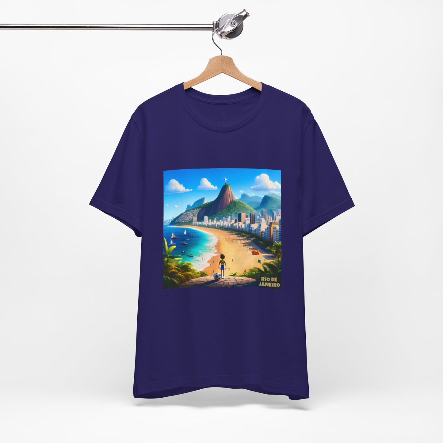 Rio De Janeiro Disney Pixar Style Jersey Short Sleeve Tee