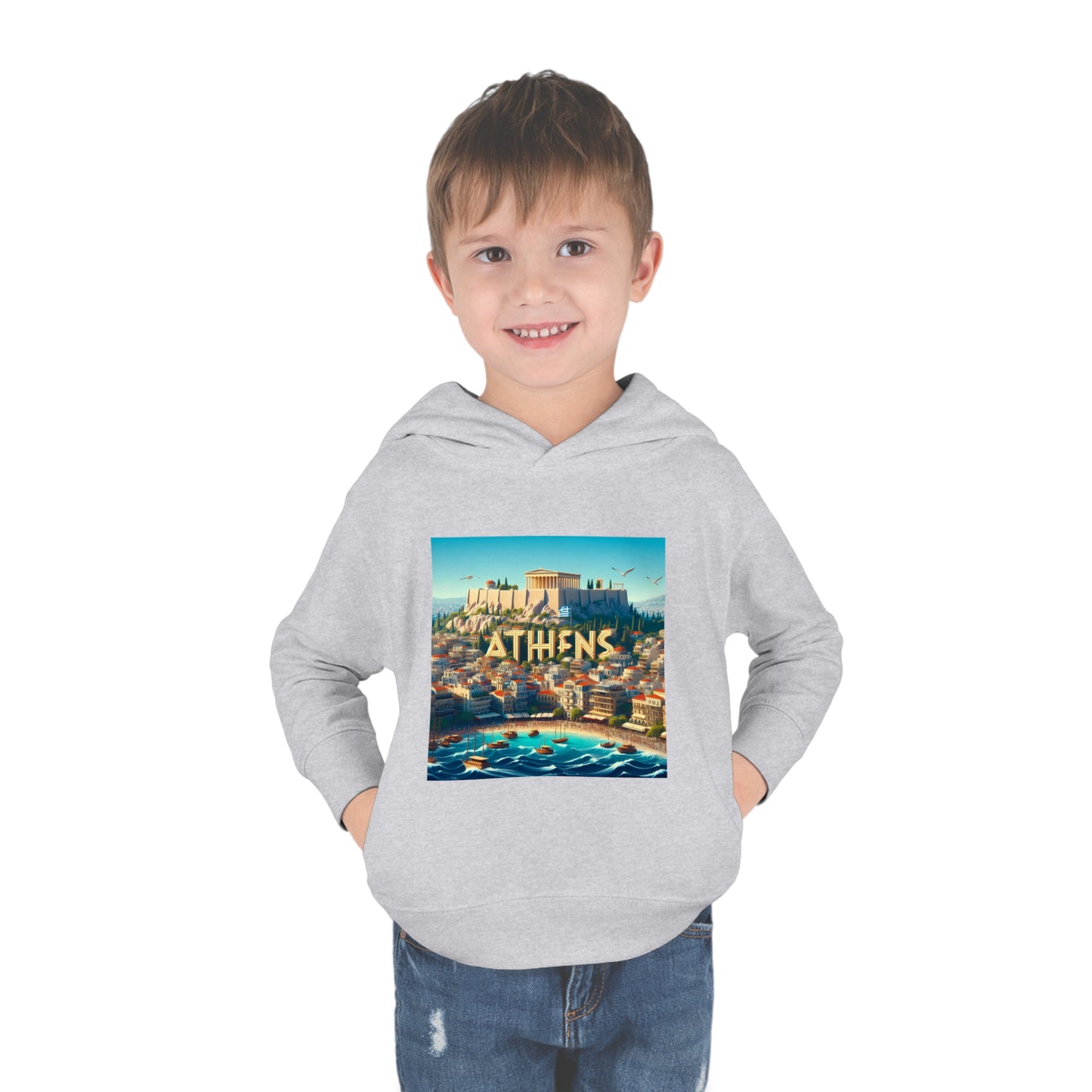 Athens Disney Pixar Style Toddler Pullover Fleece Hoodie