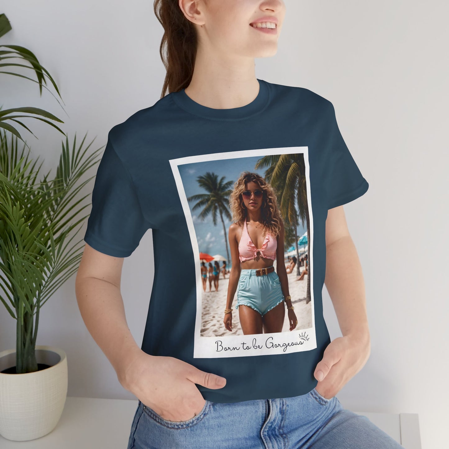 Born To Be Gorgeous Jersey Short Sleeve Tee