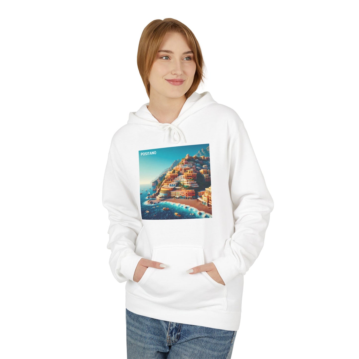 Positano Disney Pixar Style Midweight Softstyle Fleece Hoodie