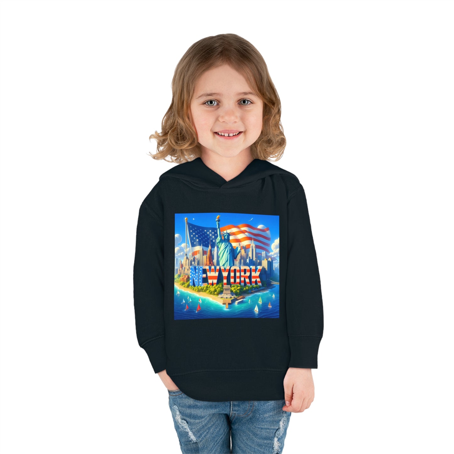 NY Disney Pixar Style Toddler Pullover Fleece Hoodie