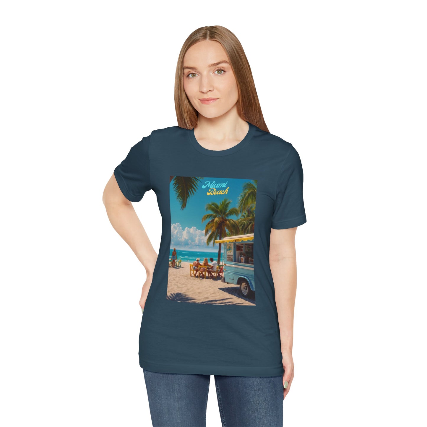 Miami Beach Retrosense Jersey Short Sleeve Tee