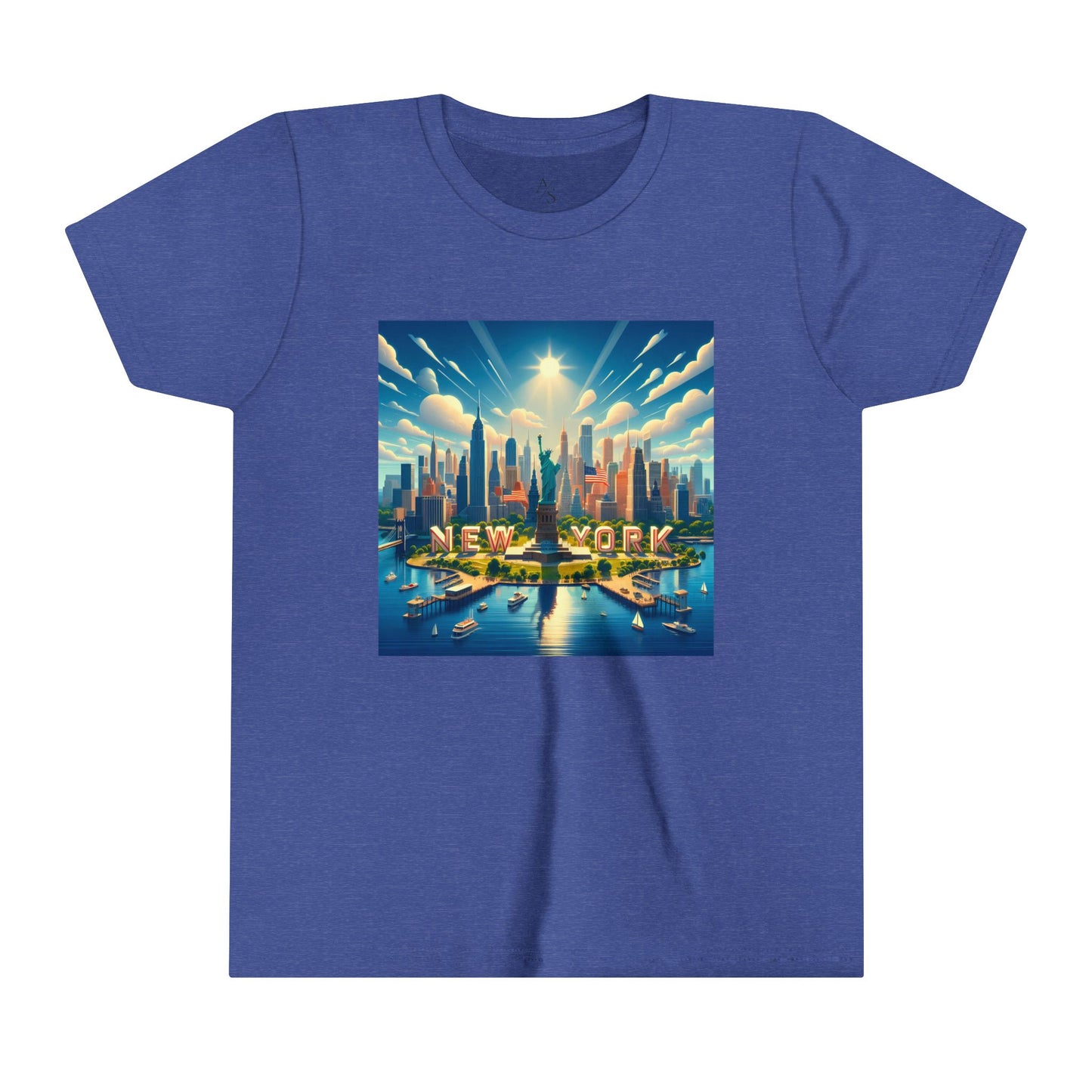 New York Disney Pixar Style Youth Short Sleeve Tee