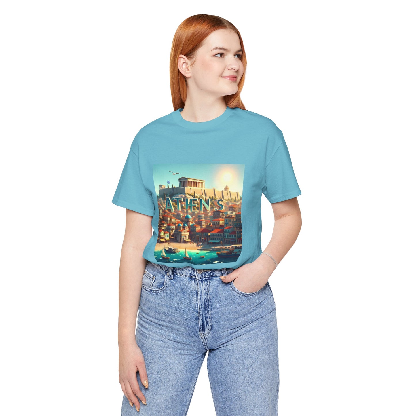 Athens Disney Pixar Style Jersey Short Sleeve Tee