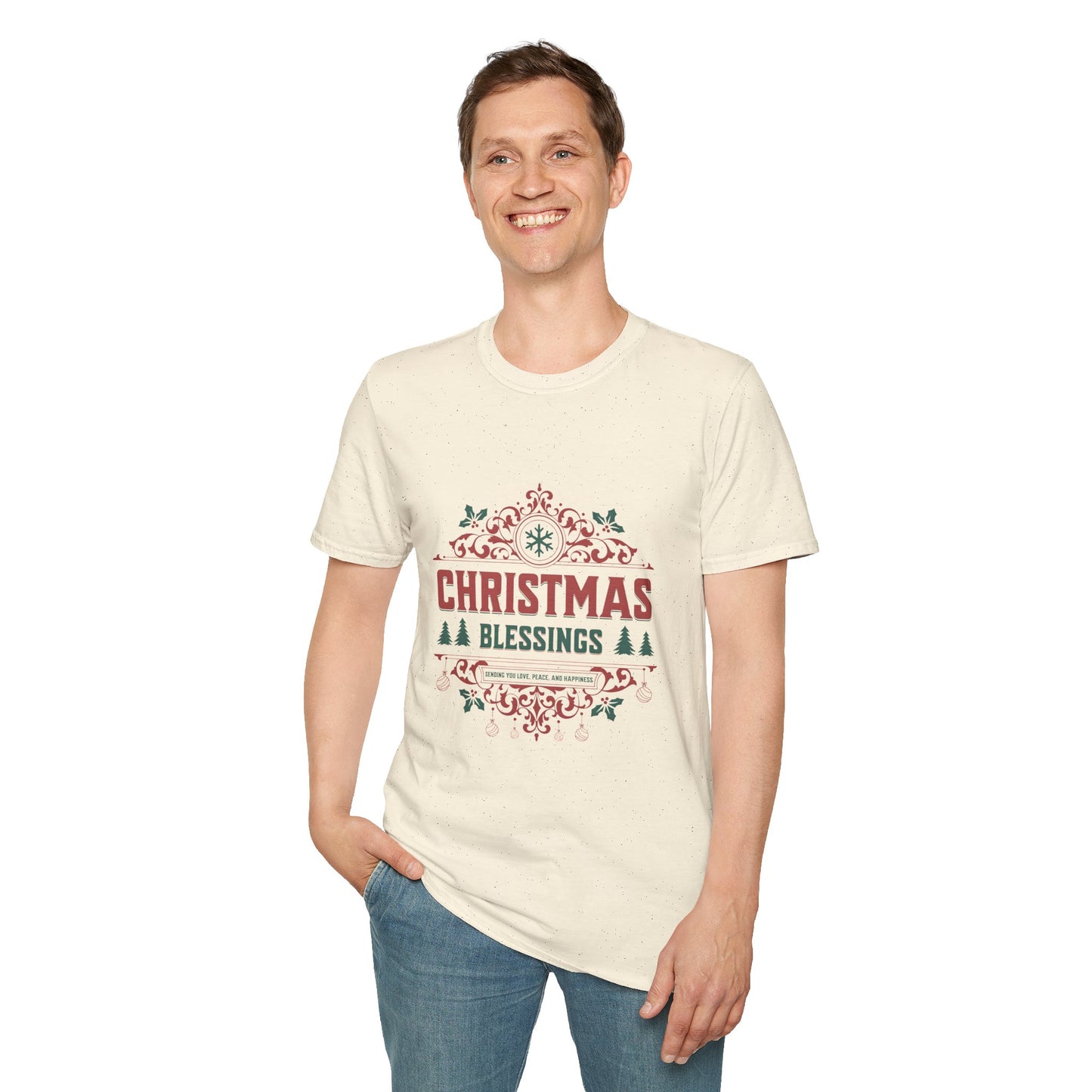 Christmas Blessings Softstyle T-Shirt