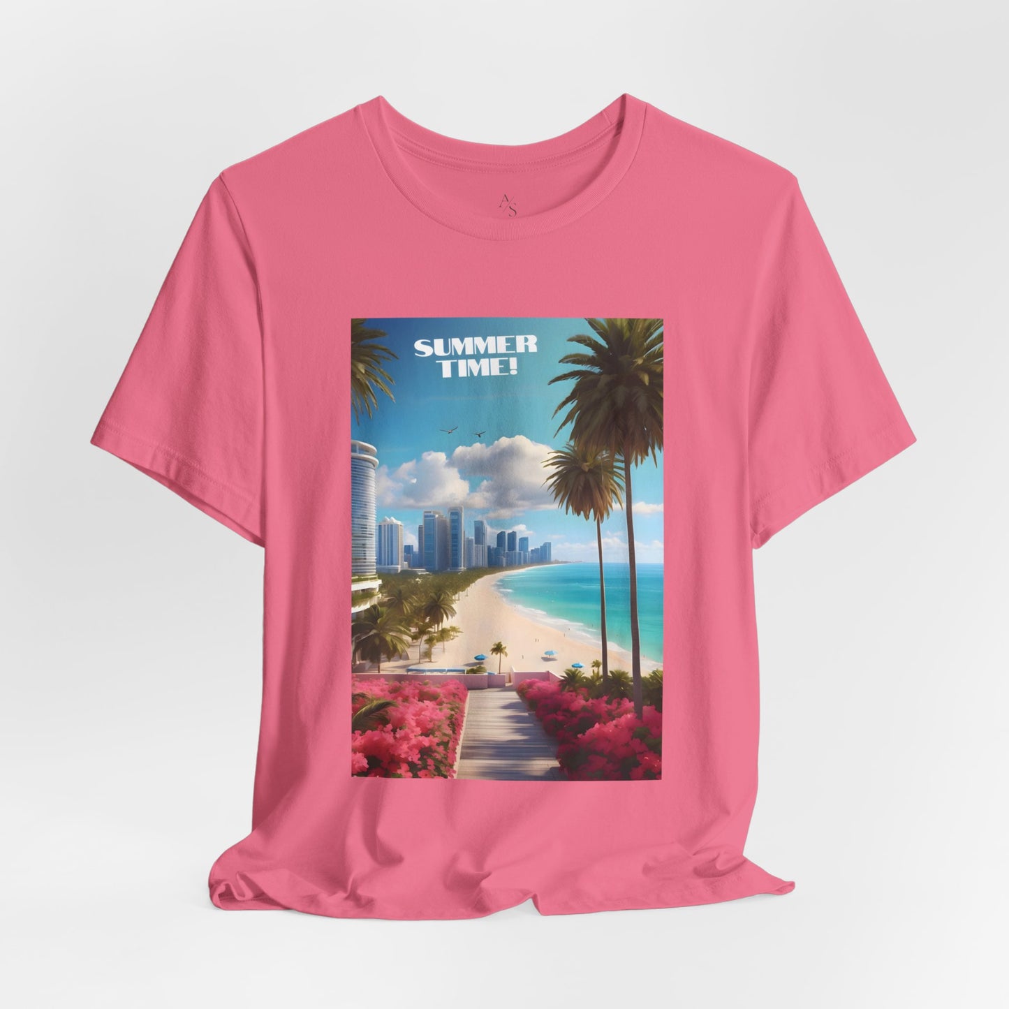 Summer Time Jersey Short Sleeve Tee