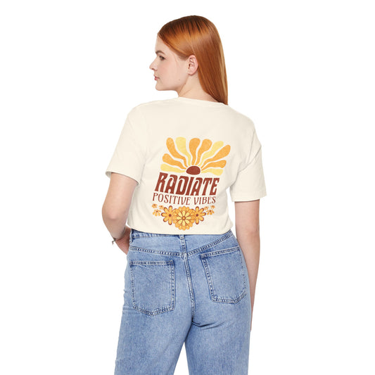 Positive Vibes Jersey Short Sleeve Tee