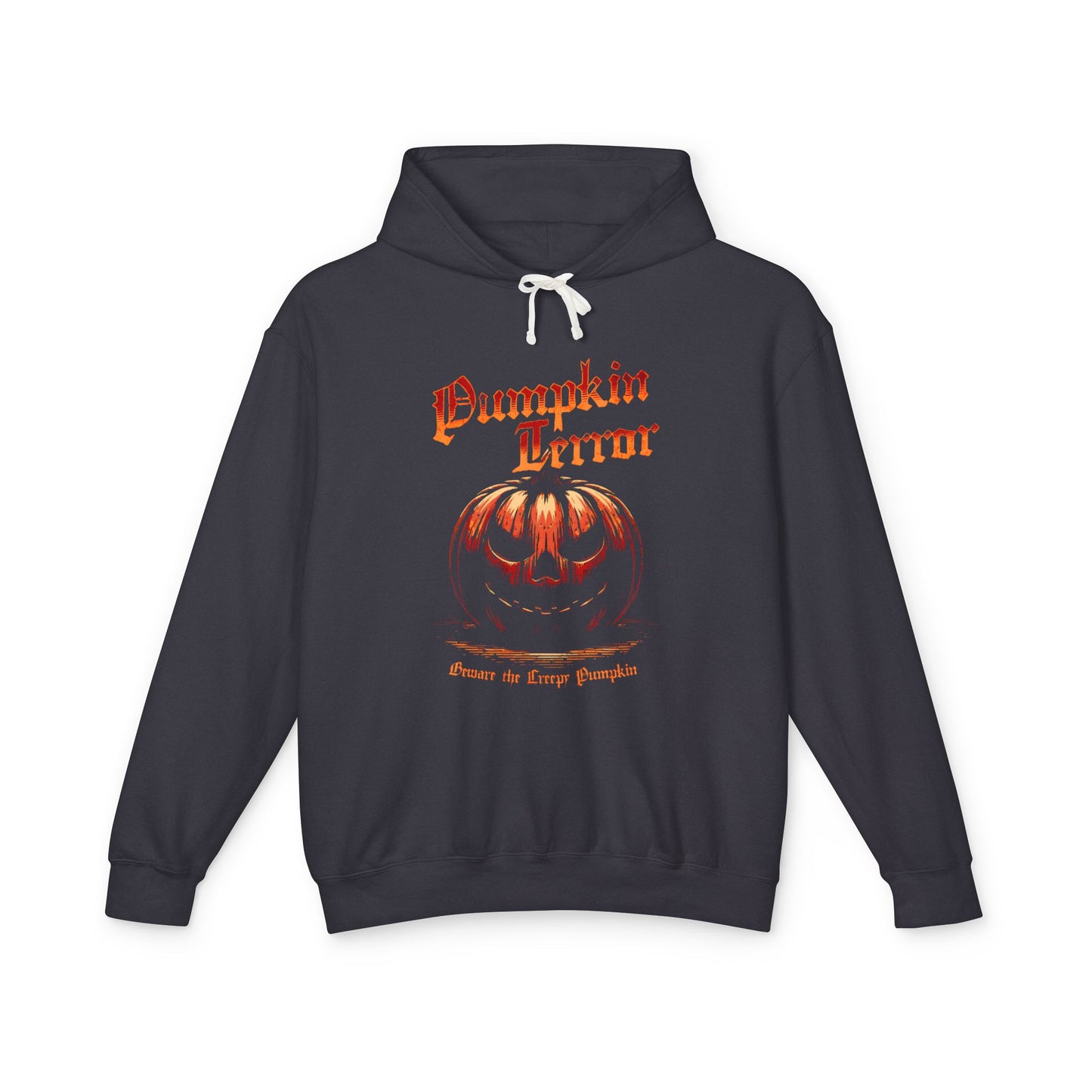 Pumpkin Terror Lightweight Hooded Sweatshirt