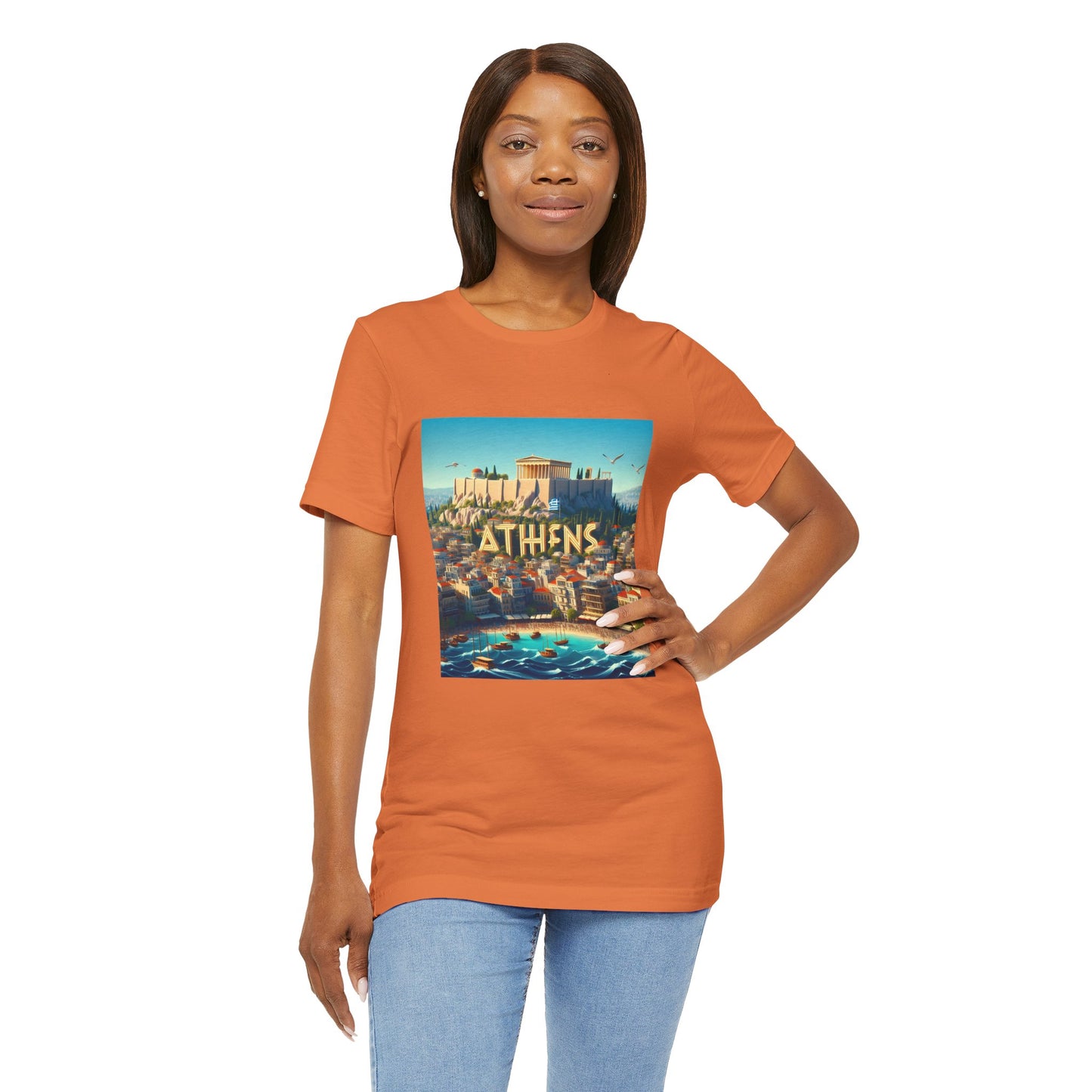 Athens Disney Pixar Style Jersey Short Sleeve Tee