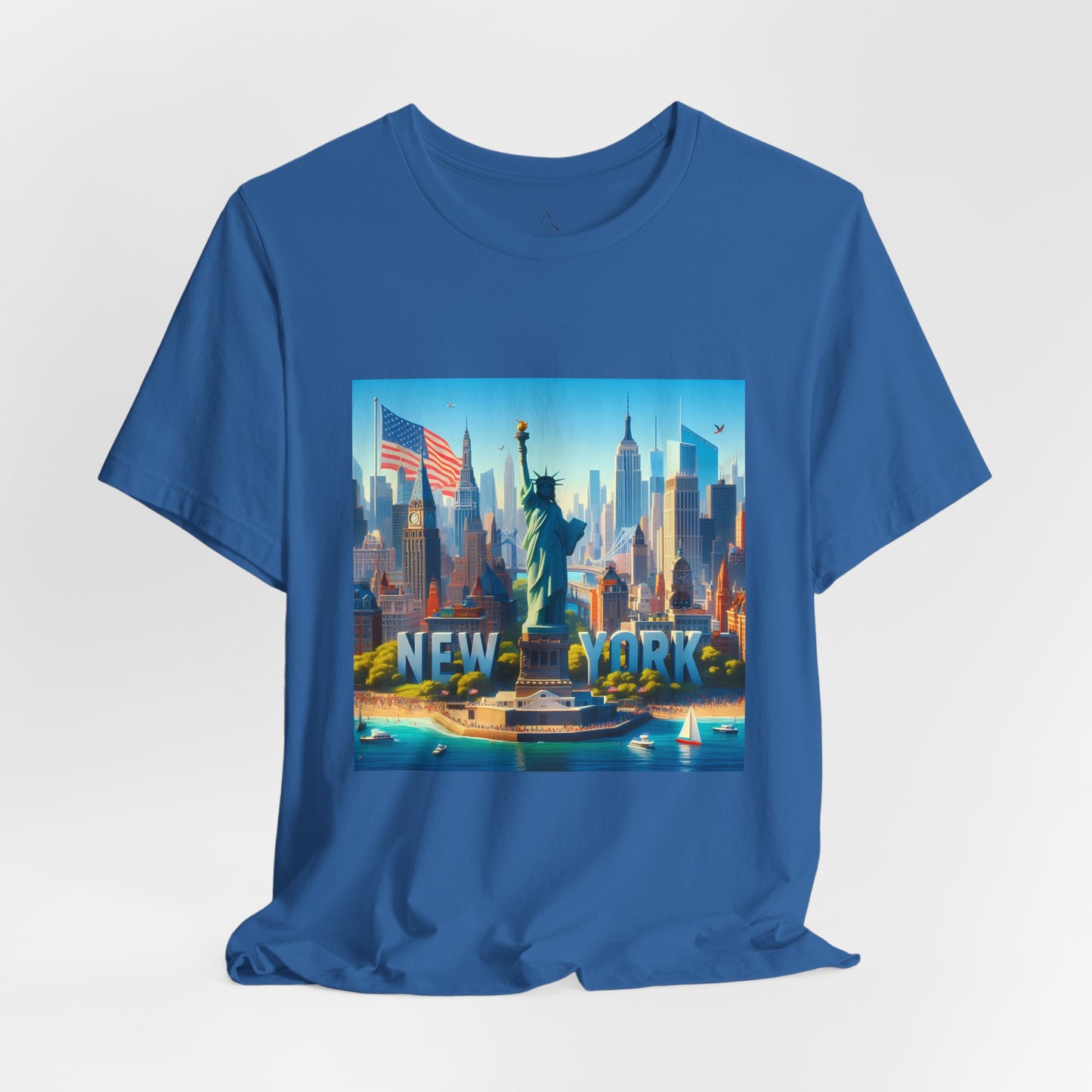 NY Disney Pixar Style Jersey Short Sleeve Tee