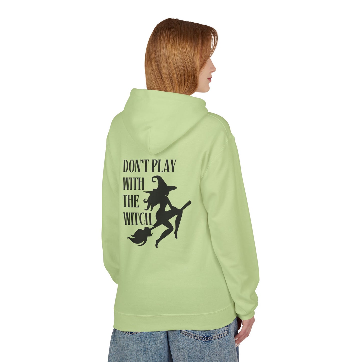 Don't Play With The Witch Midweight Softstyle Fleece Hoodie