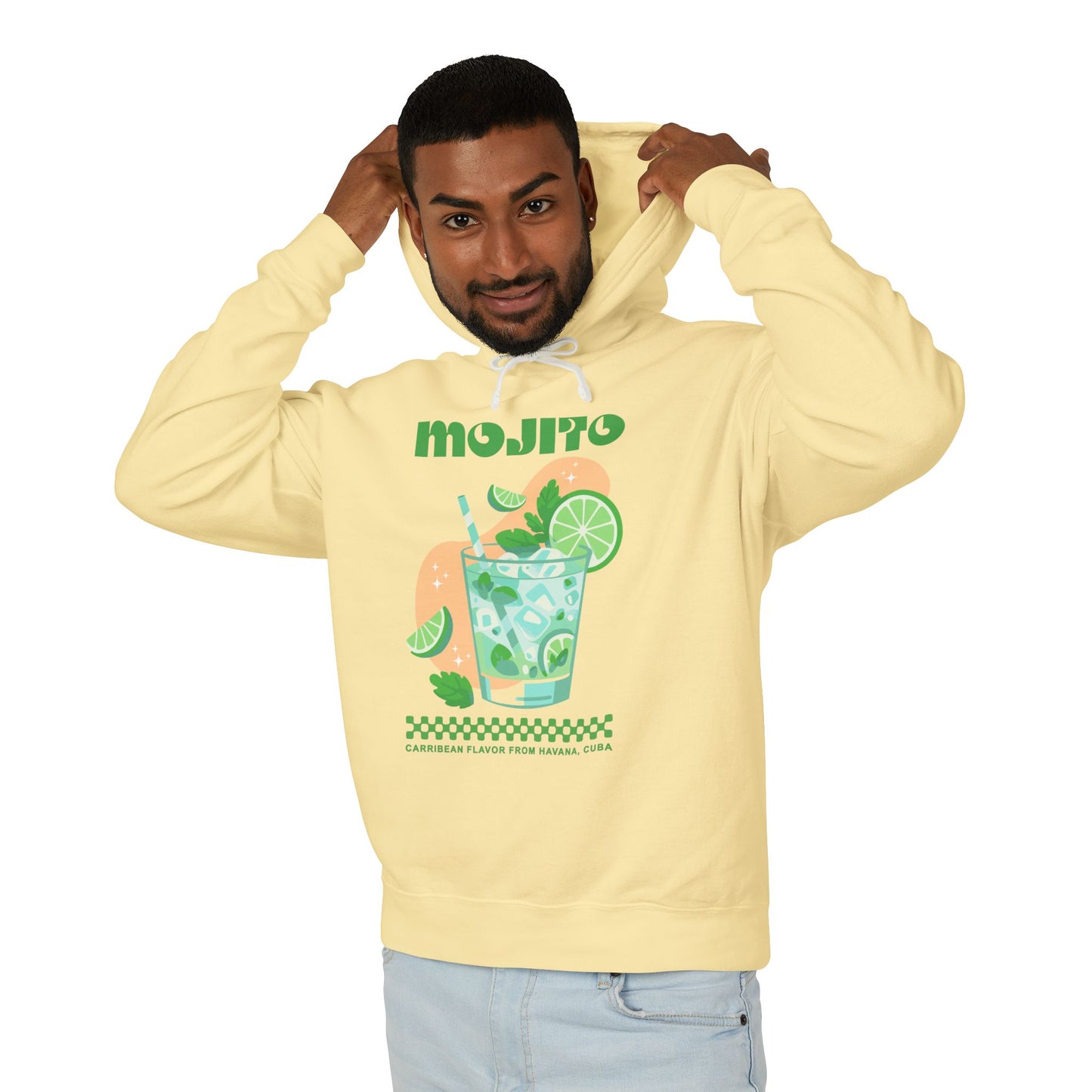 Mojito Cocktail Havana Cuba Graphic Hoodie