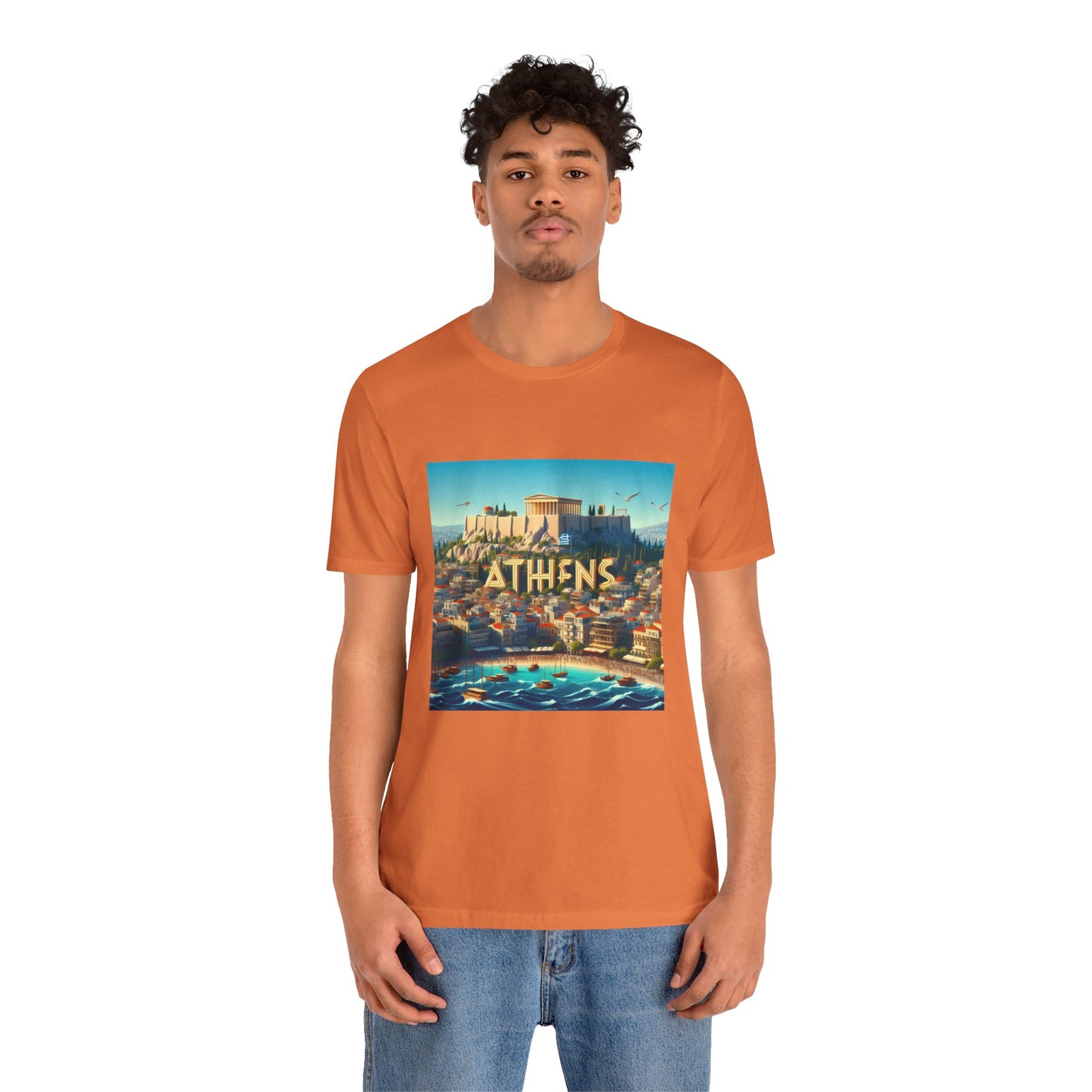 Athens Disney Pixar Style Jersey Short Sleeve Tee