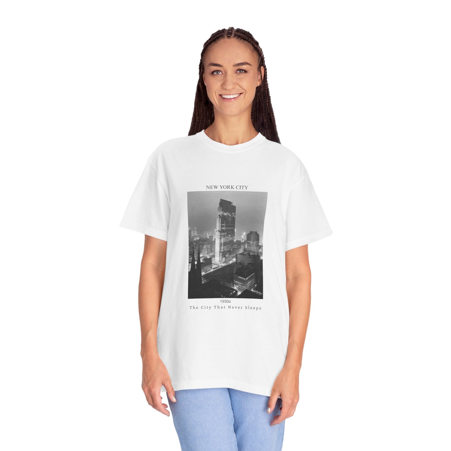 New York City Manhattan Photograph 1930s Graphic T-Shirt