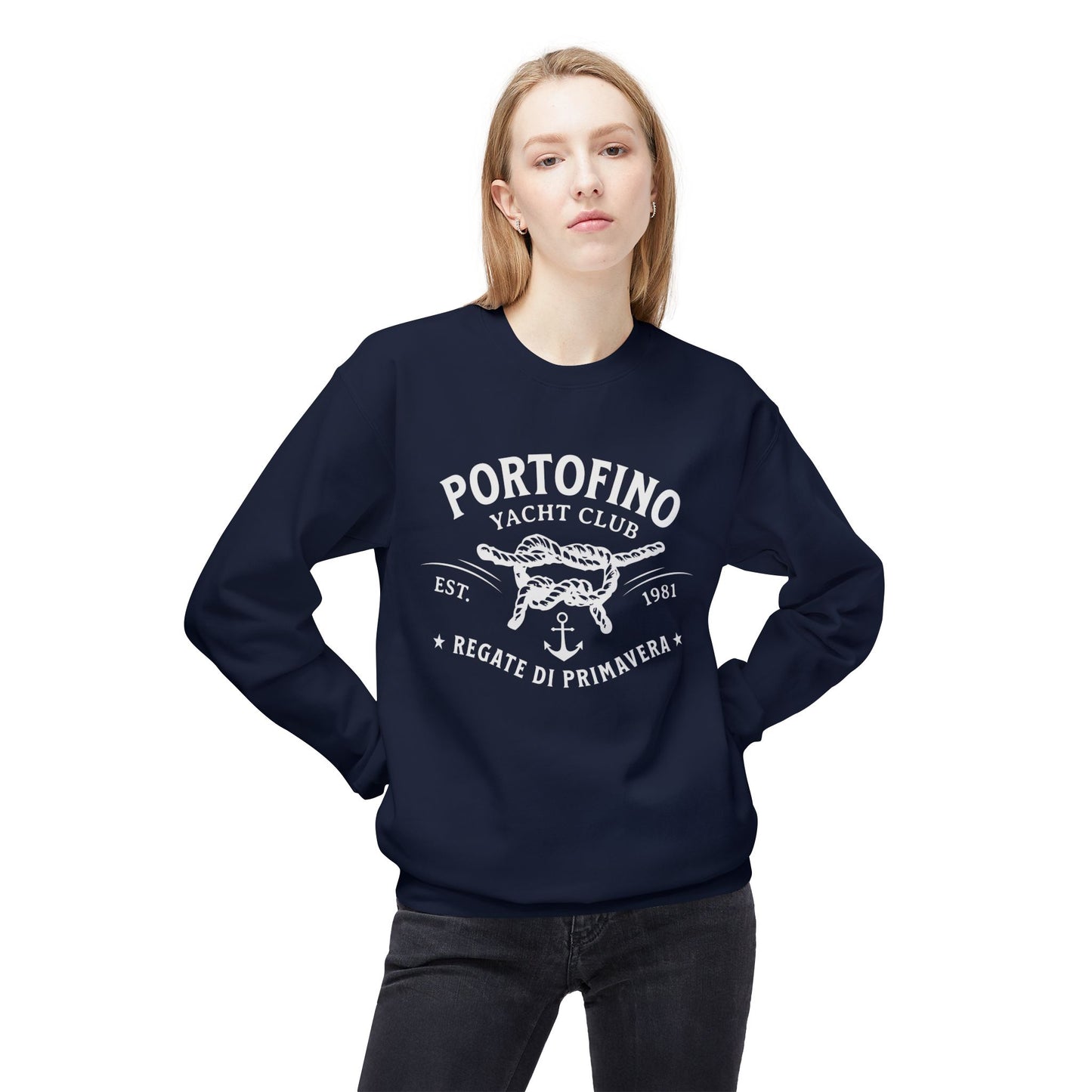 Portofino Yacht Club Graphic Sweatshirt