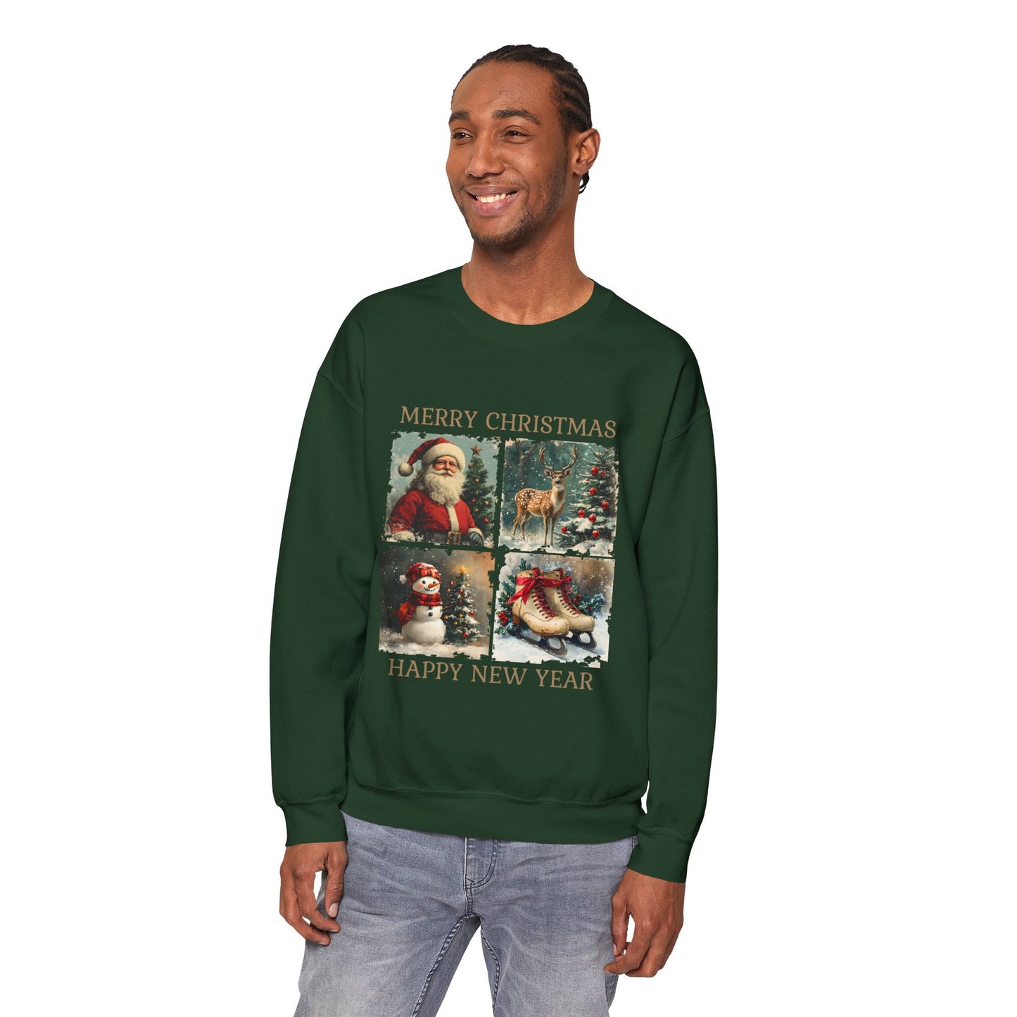 Retro Christmas Softstyle Sweatshirt