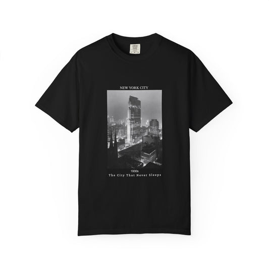 New York City Manhattan Photograph 1930s Graphic T-Shirt
