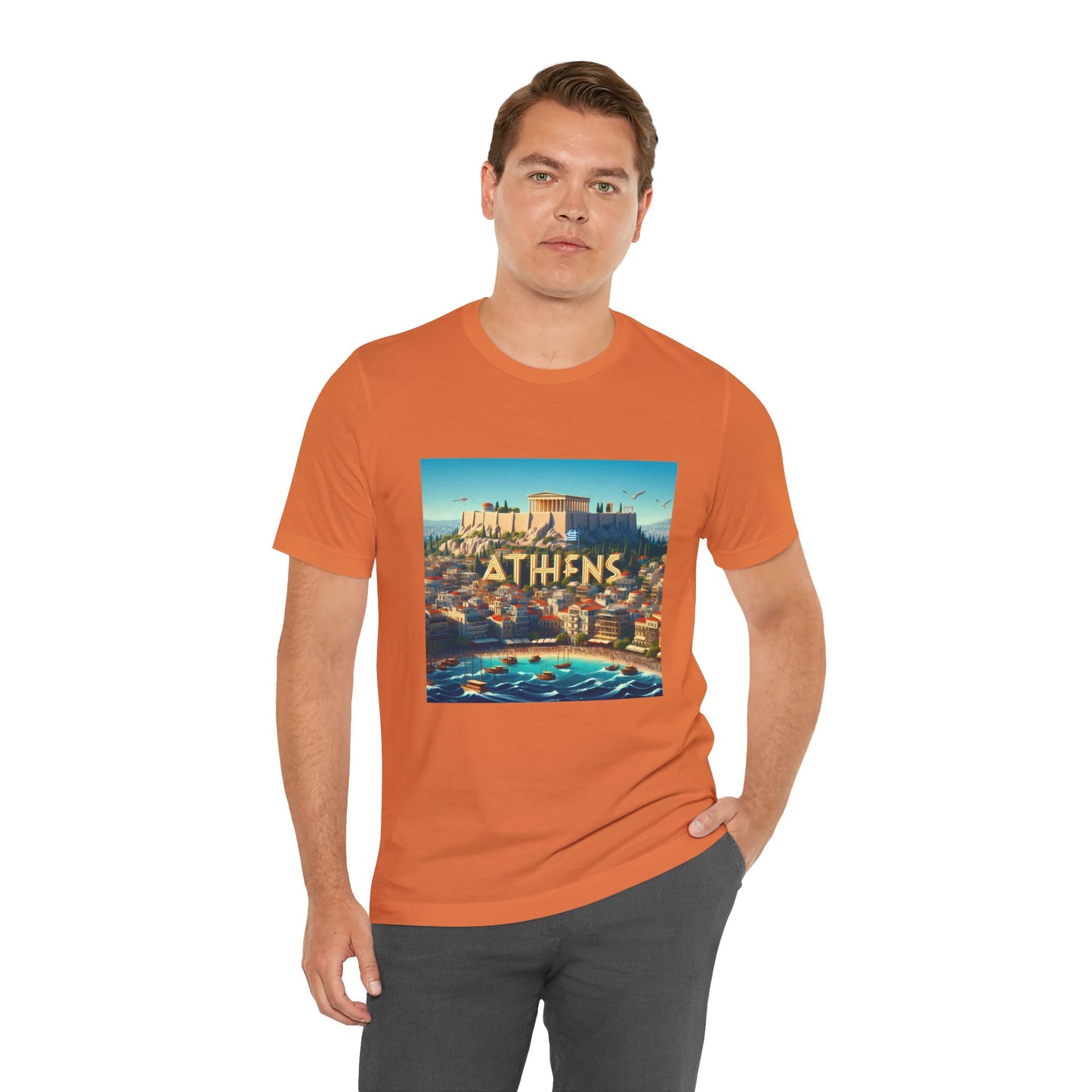 Athens Disney Pixar Style Jersey Short Sleeve Tee