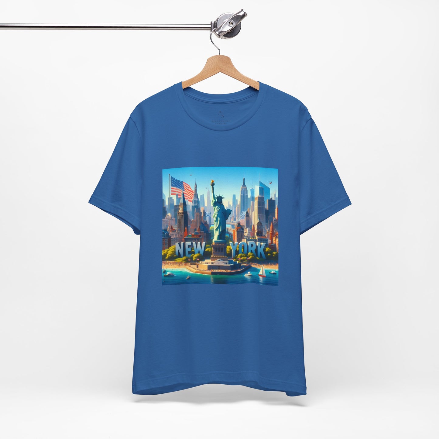 NY Disney Pixar Style Jersey Short Sleeve Tee