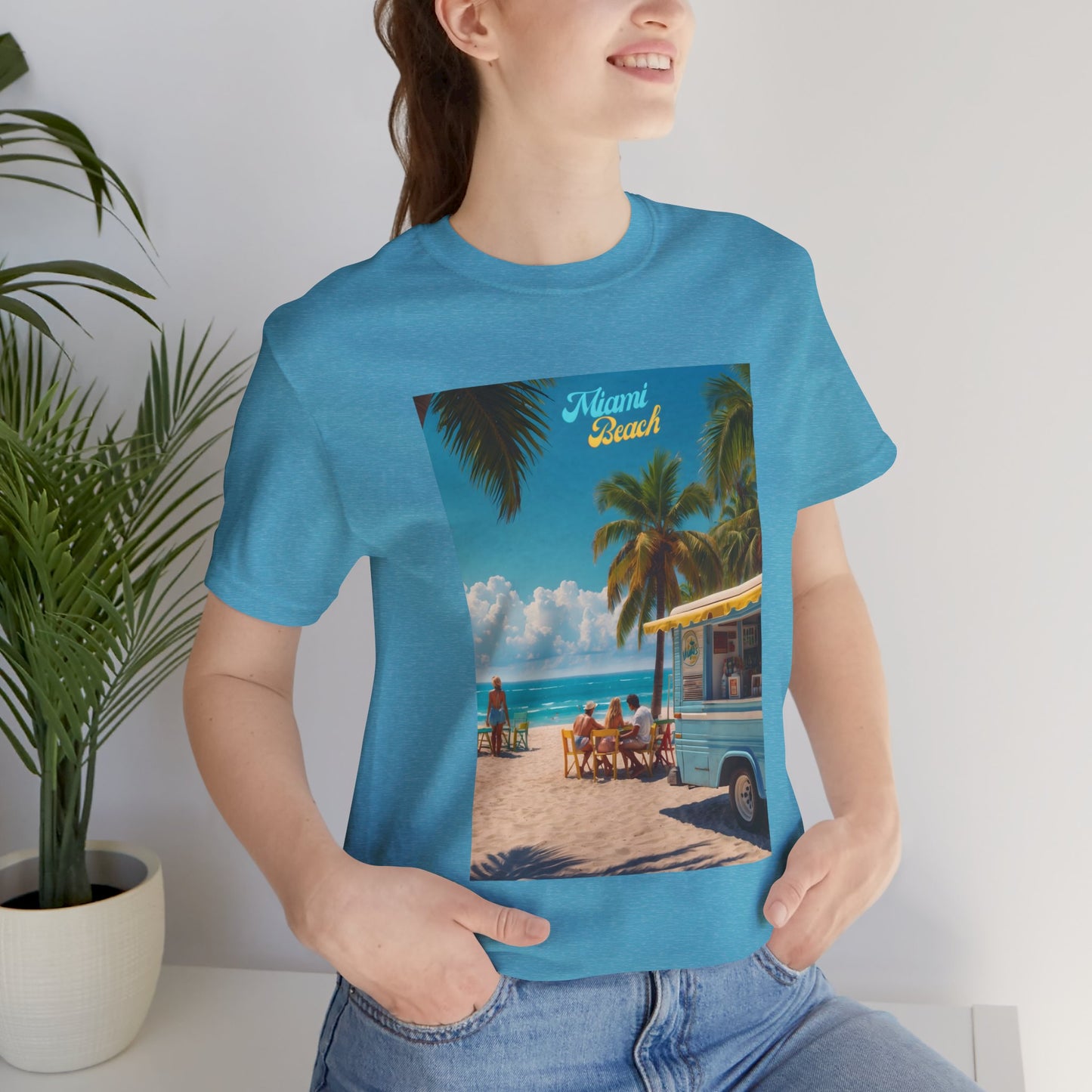 Miami Beach Retrosense Jersey Short Sleeve Tee