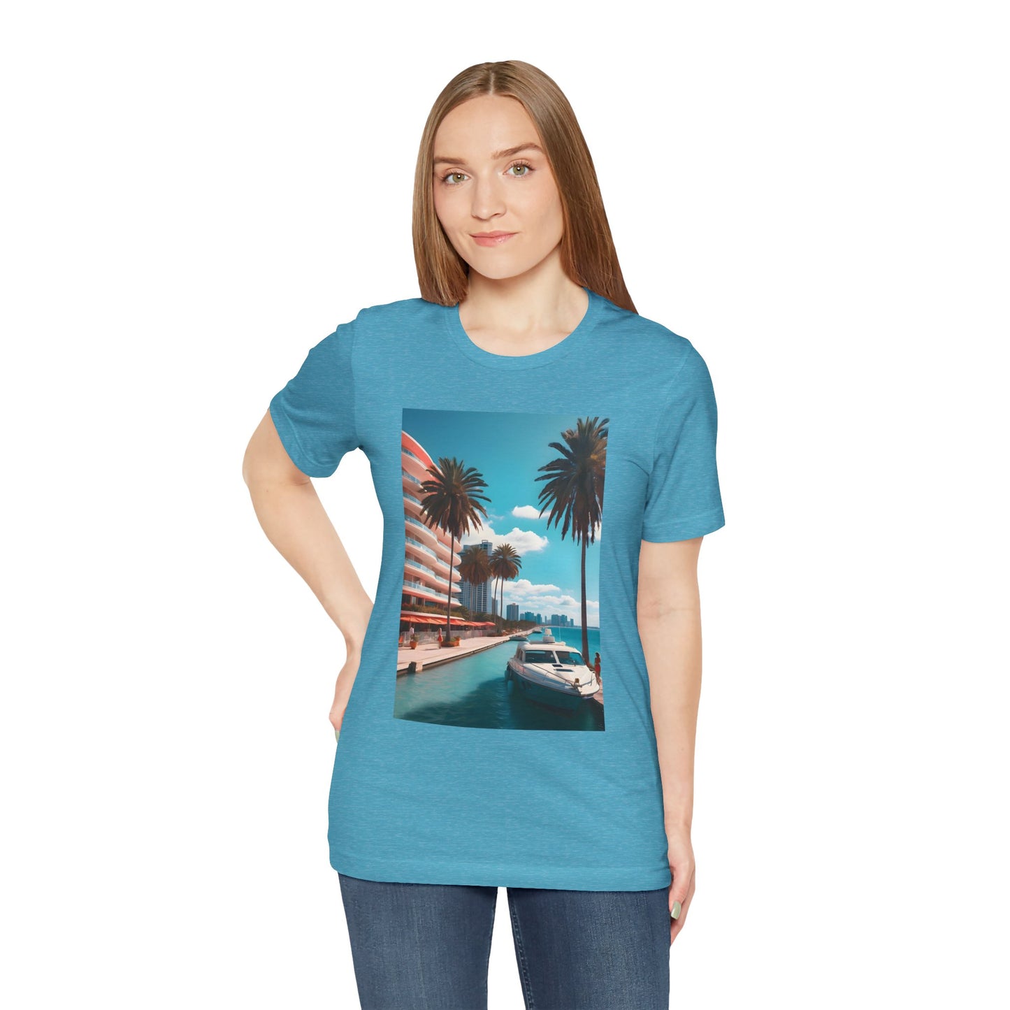 Marina Beach Jersey Short Sleeve Tee