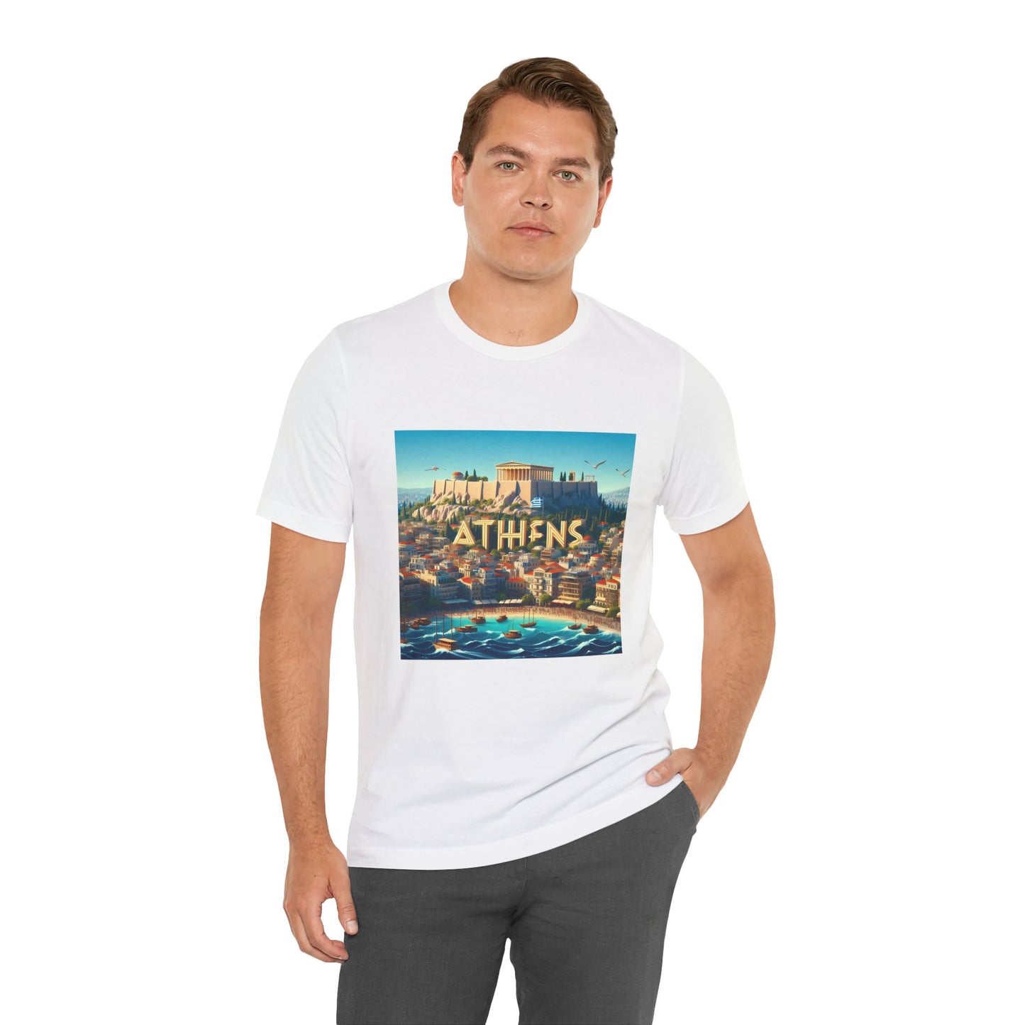 Athens Disney Pixar Style Jersey Short Sleeve Tee