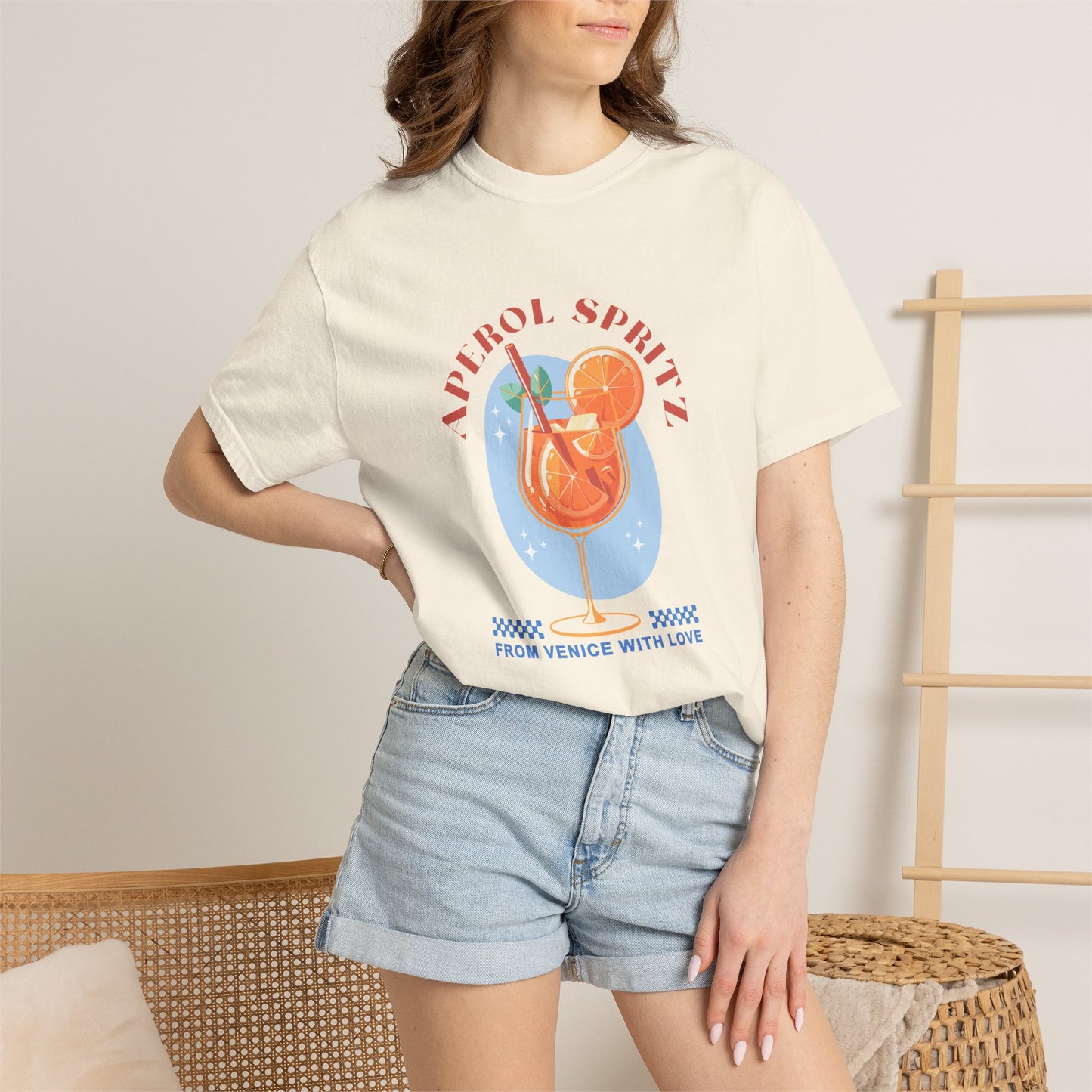Aperol Spritz Coctail Venice Graphic T-Shirt