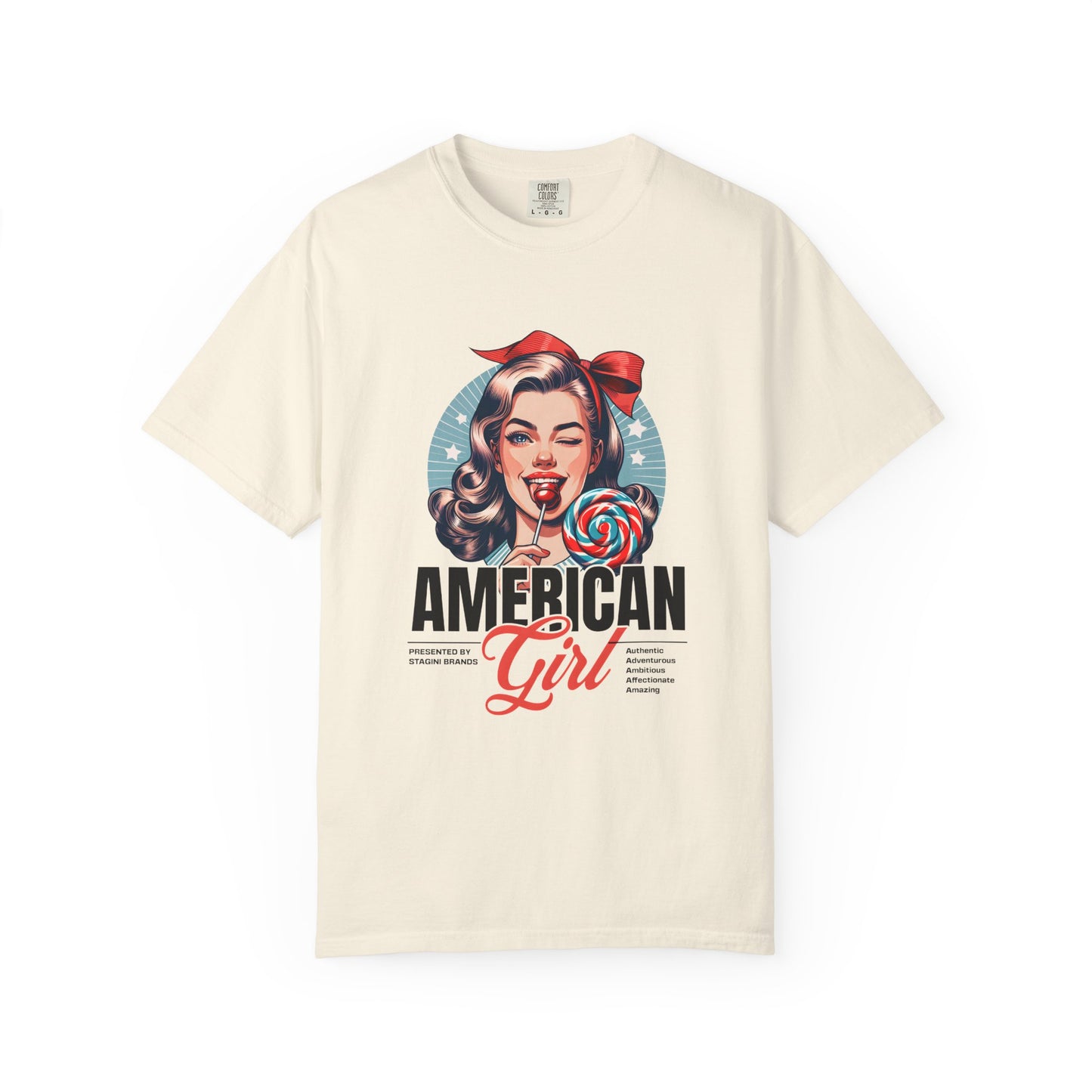 American Girl 1950s Retro Graphic T-Shirt